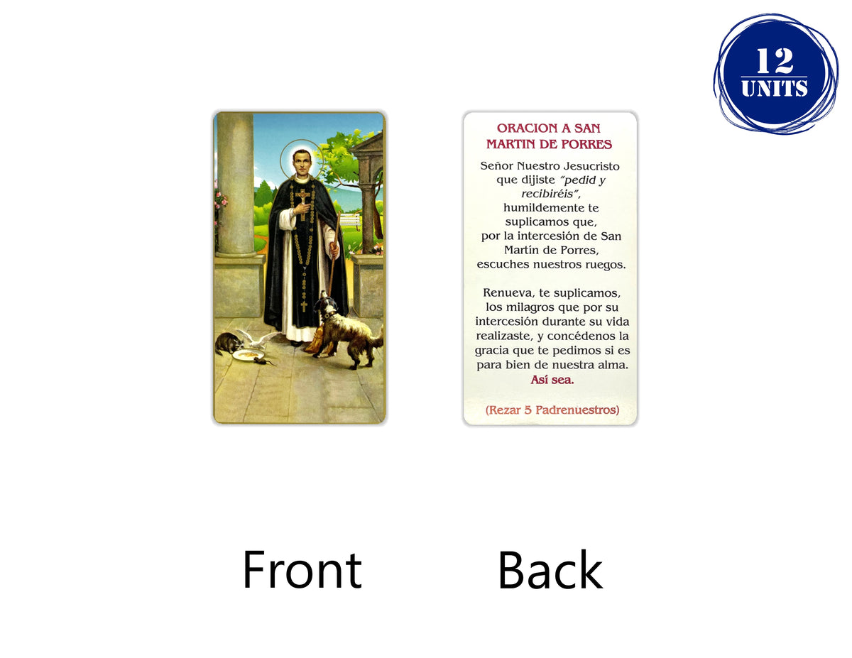 Estampas Católicas en Español – Prayer Holy Cards in Spanish, 3.5" x 2"