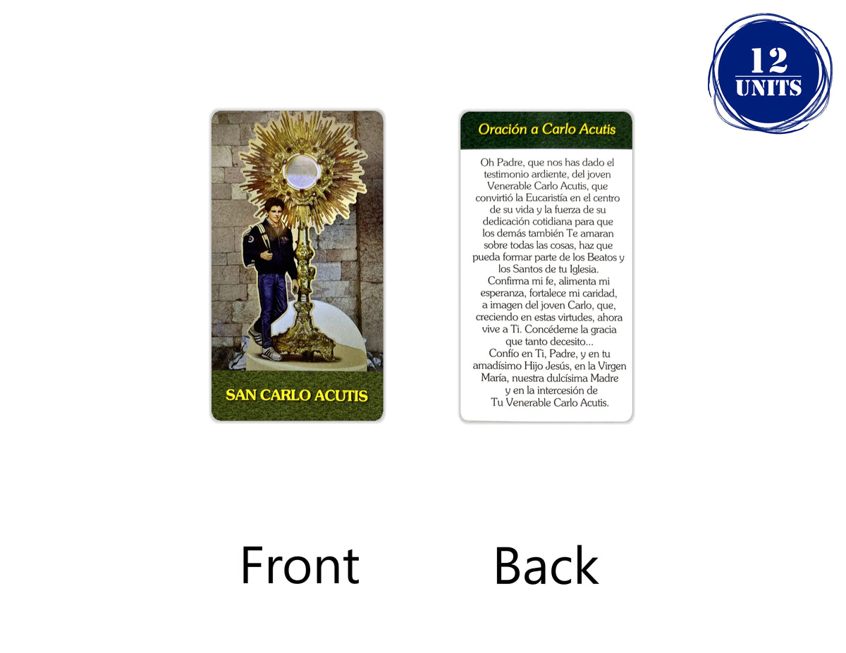 Estampas Católicas en Español – Prayer Holy Cards in Spanish, 3.5" x 2"