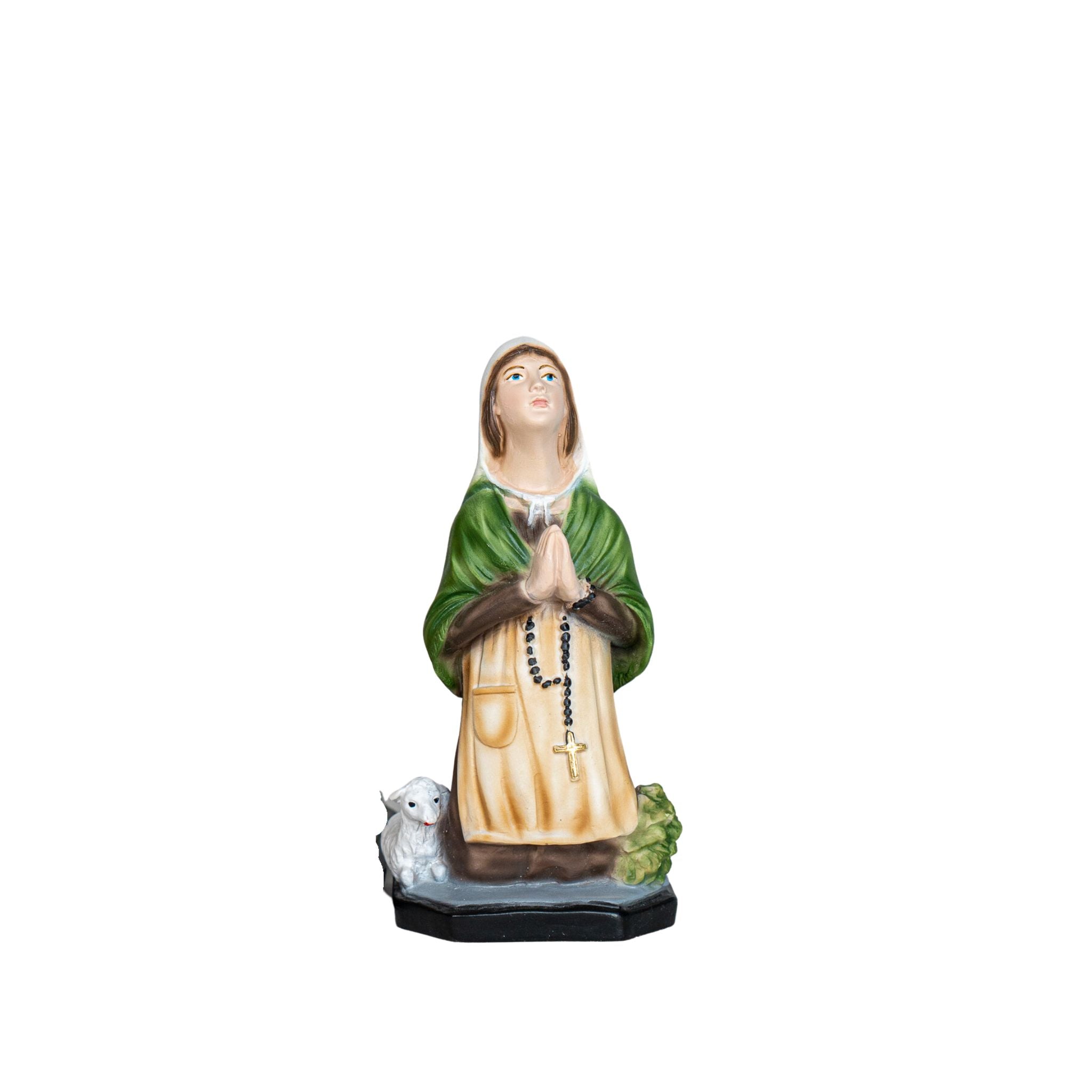 The Faith Gift Shop Saint Bernadette of Lourdes statue - Hand Painted in Italy - Our Tuscany Collection -Estatua de Santa Bernardita
