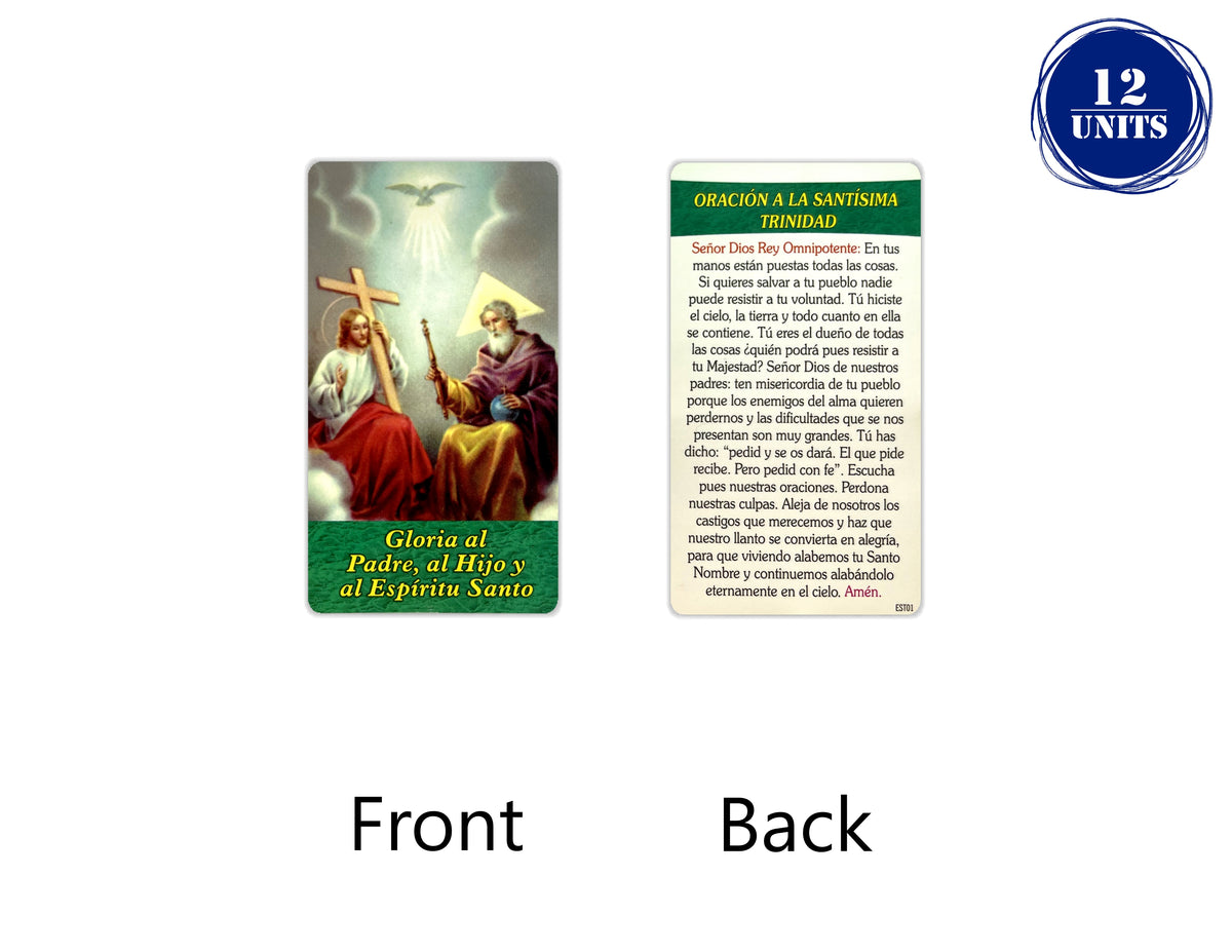 Estampas Católicas en Español – Prayer Holy Cards in Spanish, 3.5" x 2"