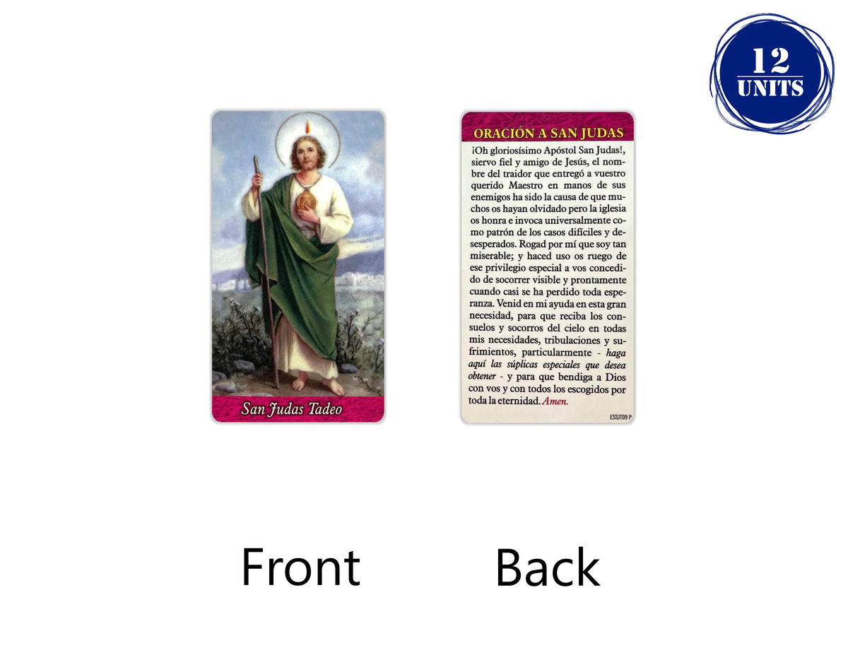 Estampas Católicas en Español – Prayer Holy Cards in Spanish, 3.5" x 2"