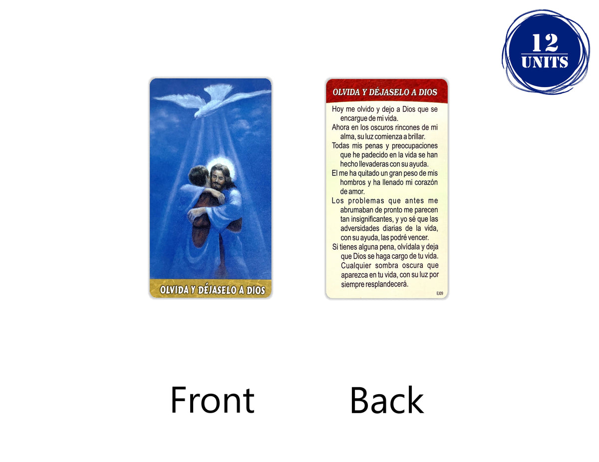 Estampas Católicas en Español – Prayer Holy Cards in Spanish, 3.5" x 2"