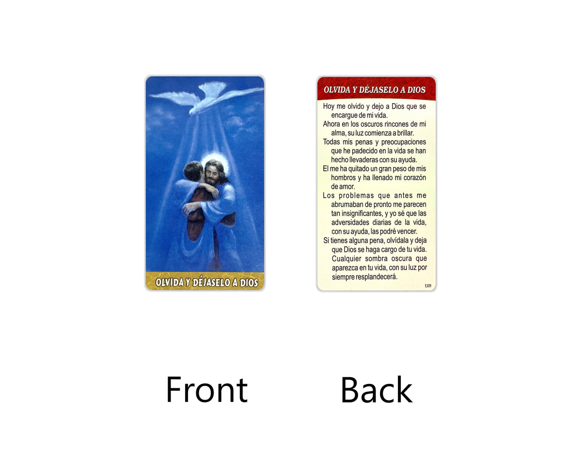 Estampas Católicas en Español – Prayer Holy Cards in Spanish, 3.5" x 2"