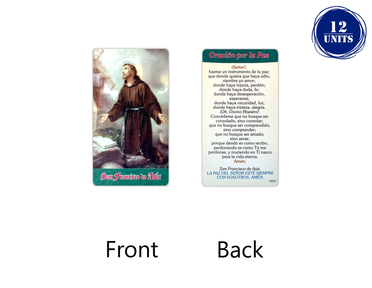 Estampas Católicas en Español – Prayer Holy Cards in Spanish, 3.5" x 2"