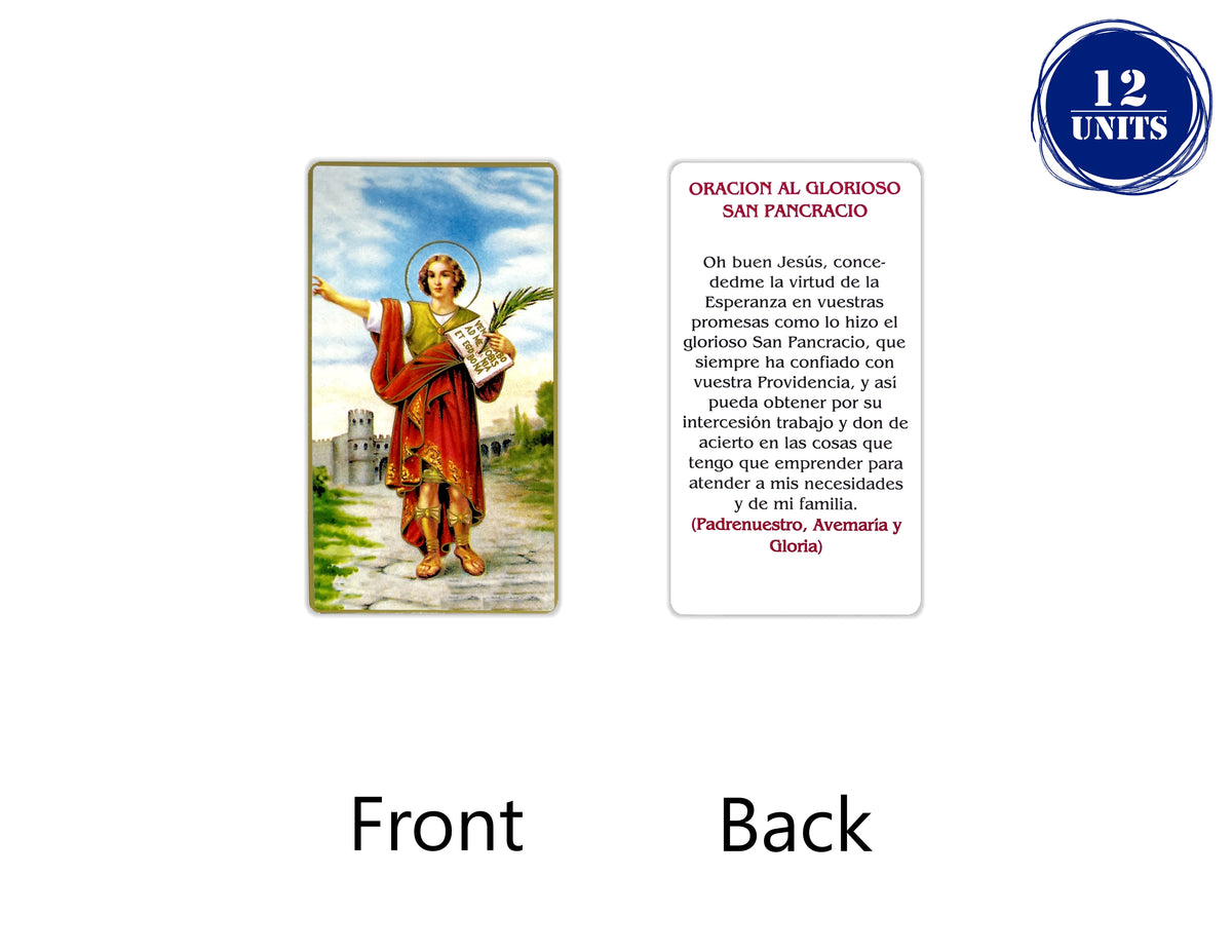 Estampas Católicas en Español – Prayer Holy Cards in Spanish, 3.5" x 2"