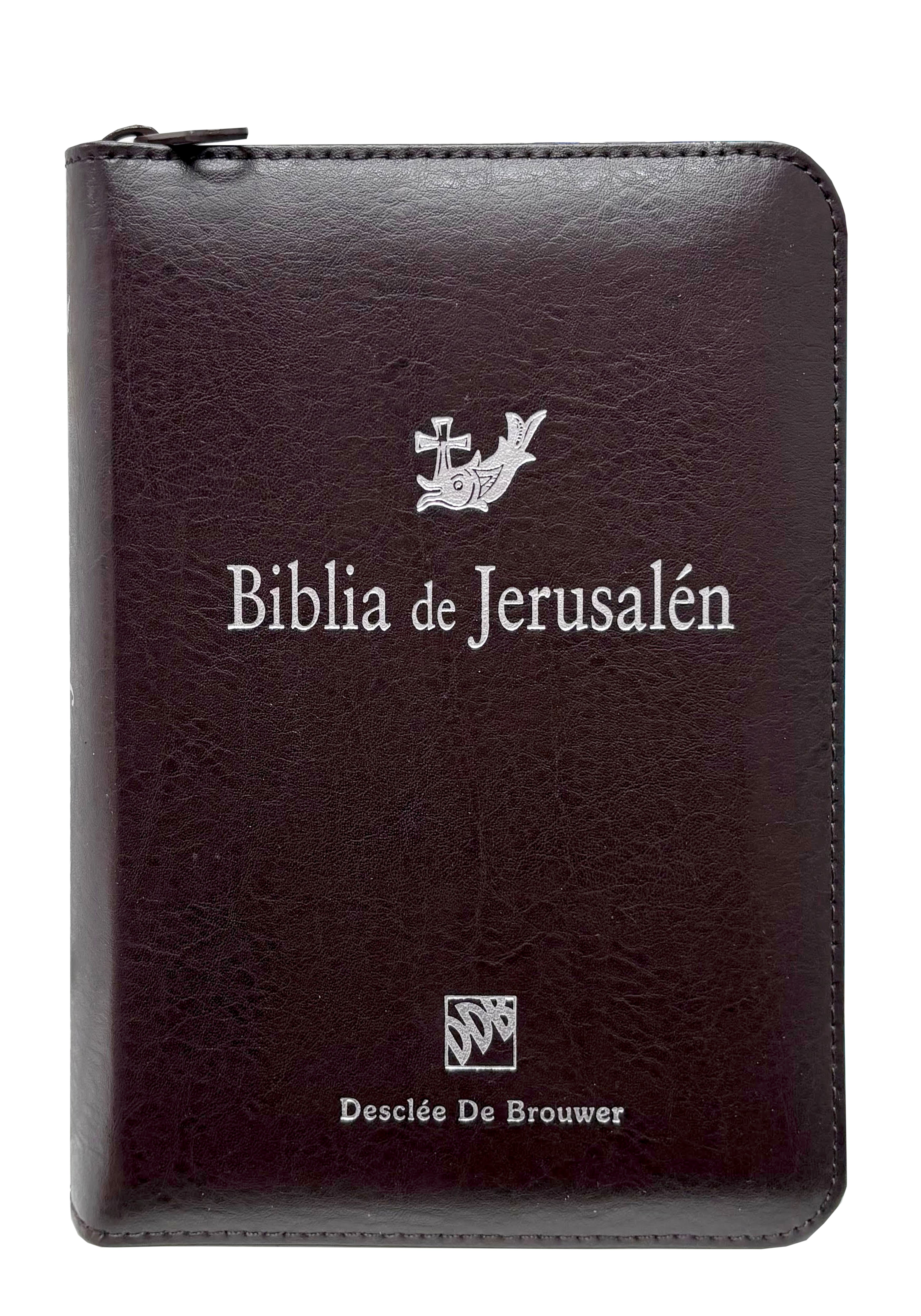 Biblia de Jerusalén modelo bolsillo con cremallera