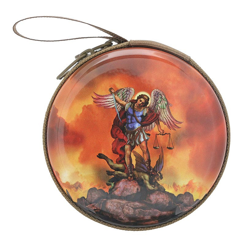 Round Rosary Case