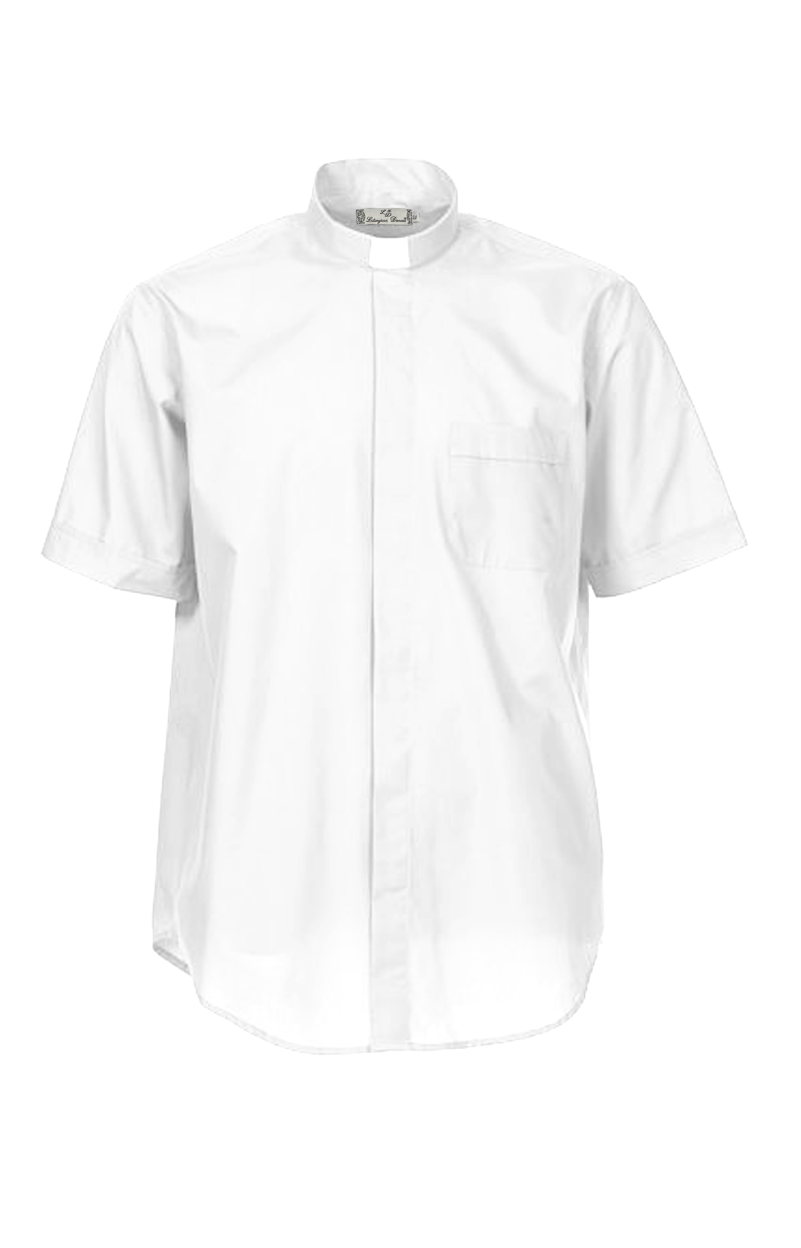 Priests & Clergy Shirts - Short & Long sleeve / Camisas de Sacerdote Manga Corta y Larga - Cuello clergyman