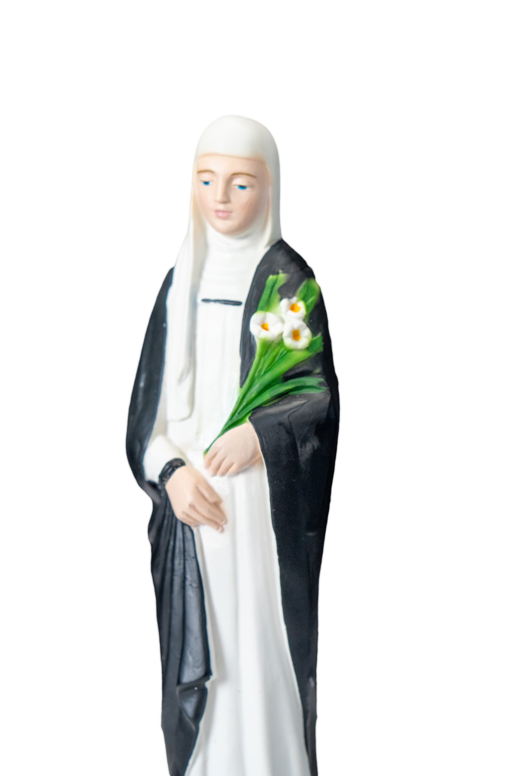 The Faith Gift Shop Saint Catherine of Siena statue - Hand Painted in Italy - Our Tuscany Collection - Estatua de Santa Catarina de Siena