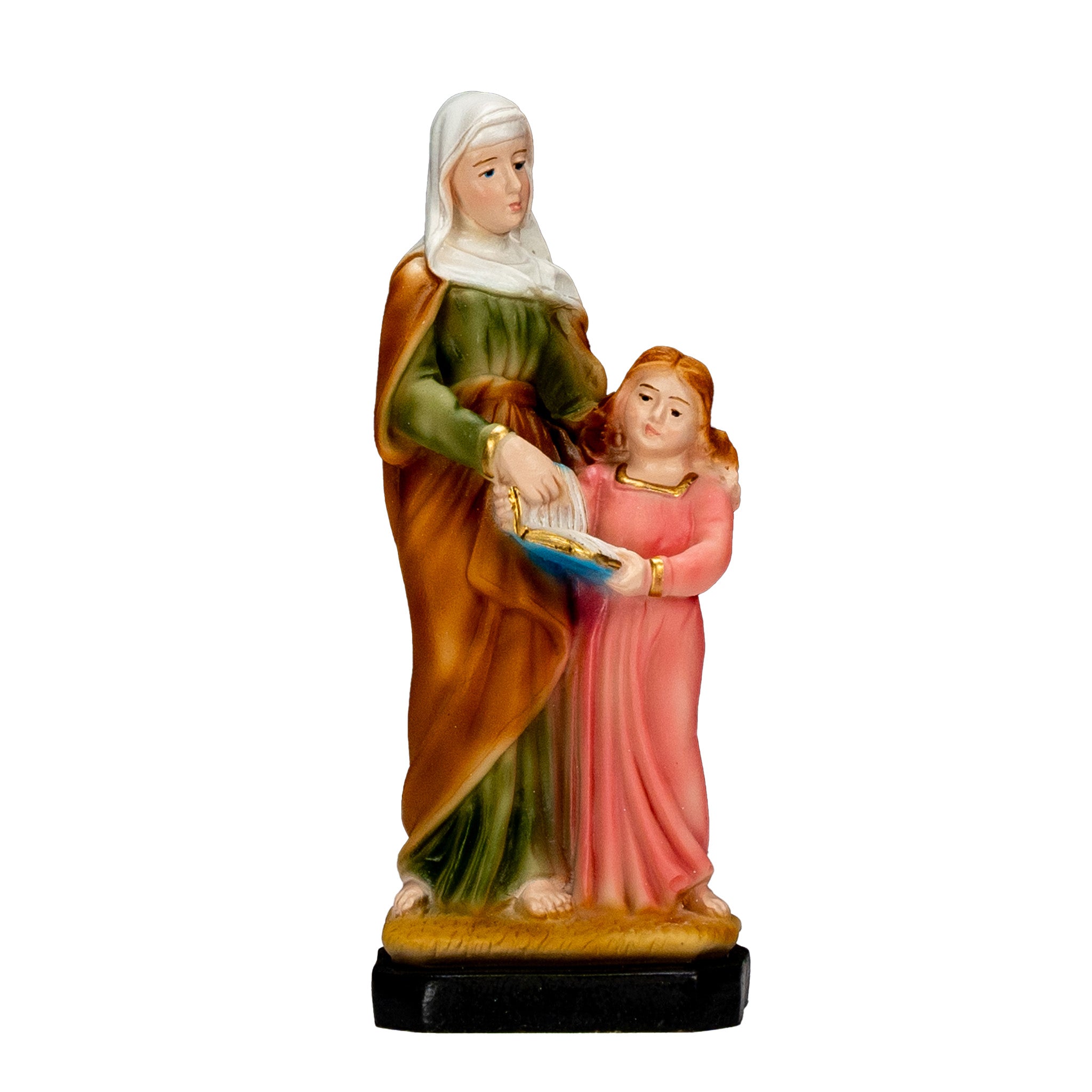 The Faith Gift Shop Saint Anne statue - Hand Painted in Italy - Our Tuscany Collection - Estatua de Santa Ana