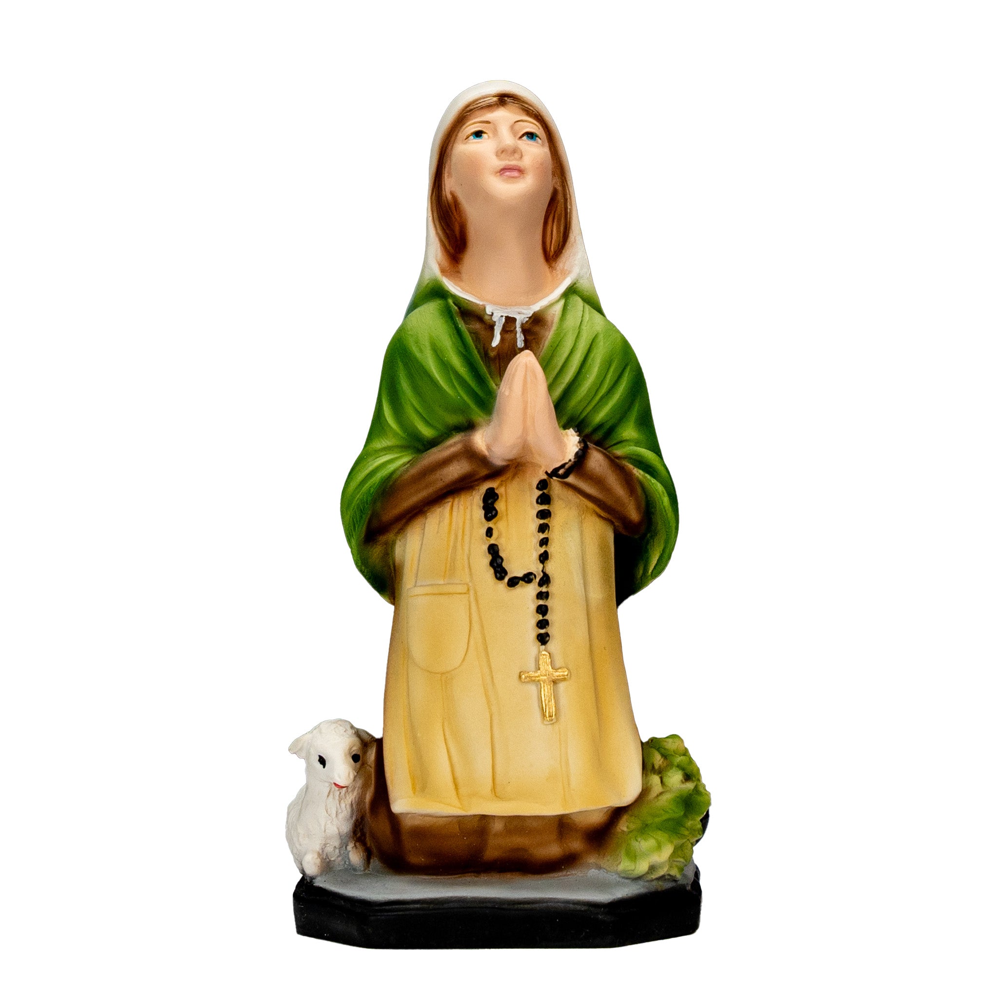 The Faith Gift Shop Saint Bernadette of Lourdes statue - Hand Painted in Italy - Our Tuscany Collection -Estatua de Santa Bernardita