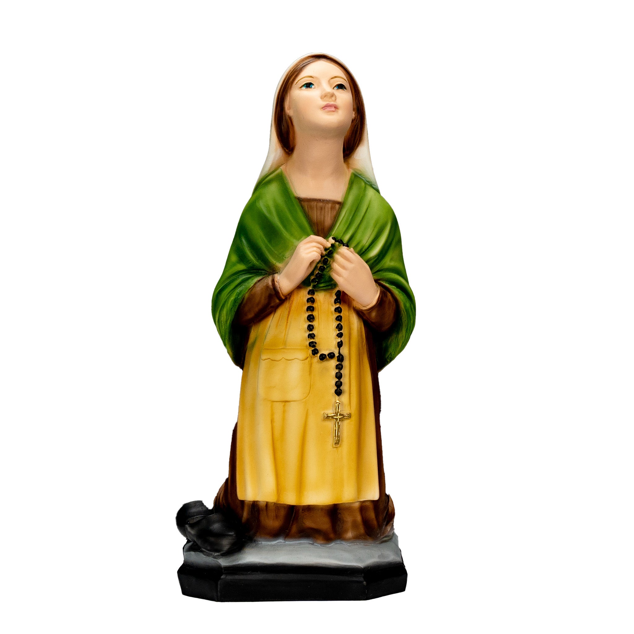 The Faith Gift Shop Saint Bernadette of Lourdes statue - Hand Painted in Italy - Our Tuscany Collection -Estatua de Santa Bernardita