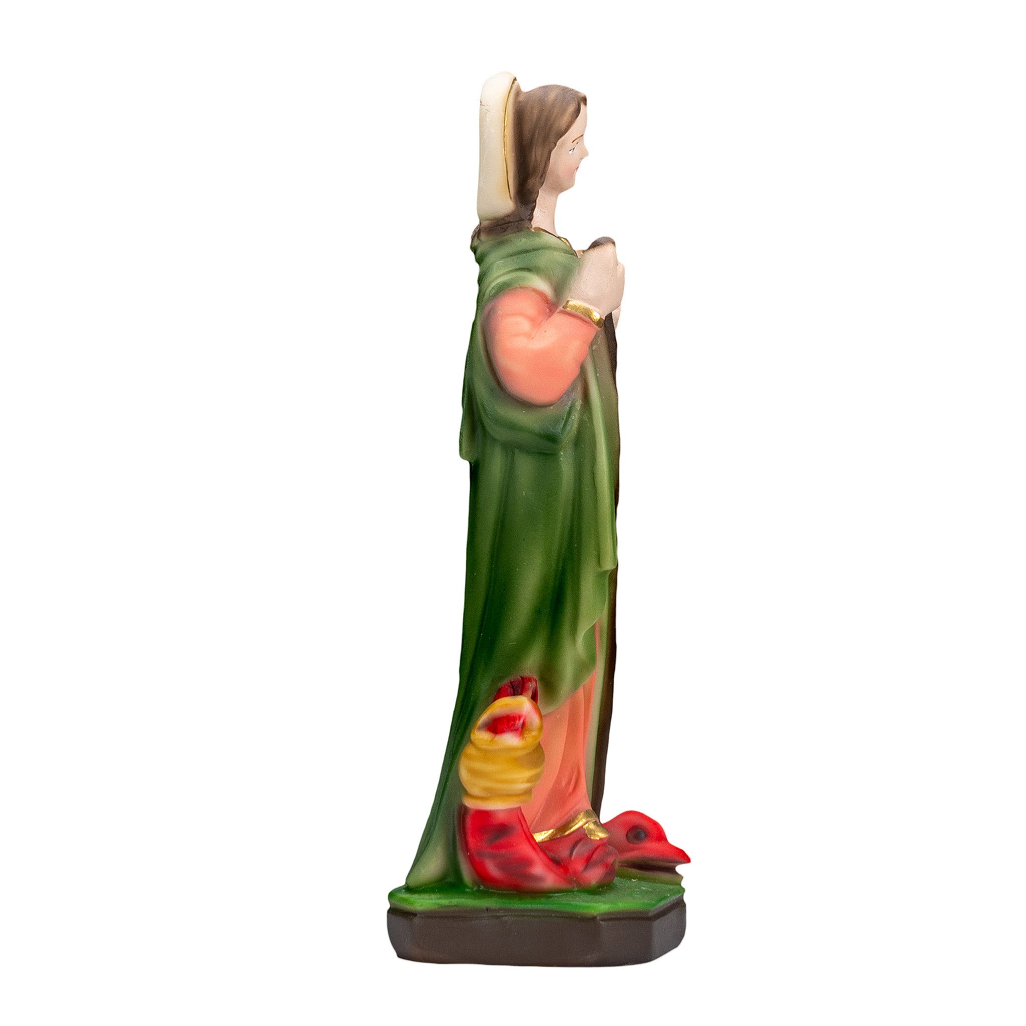 The Faith Gift Shop Saint Martha statue - Hand Painted in Italy - Our Tuscany Collection - Estatua de Santa Marta
