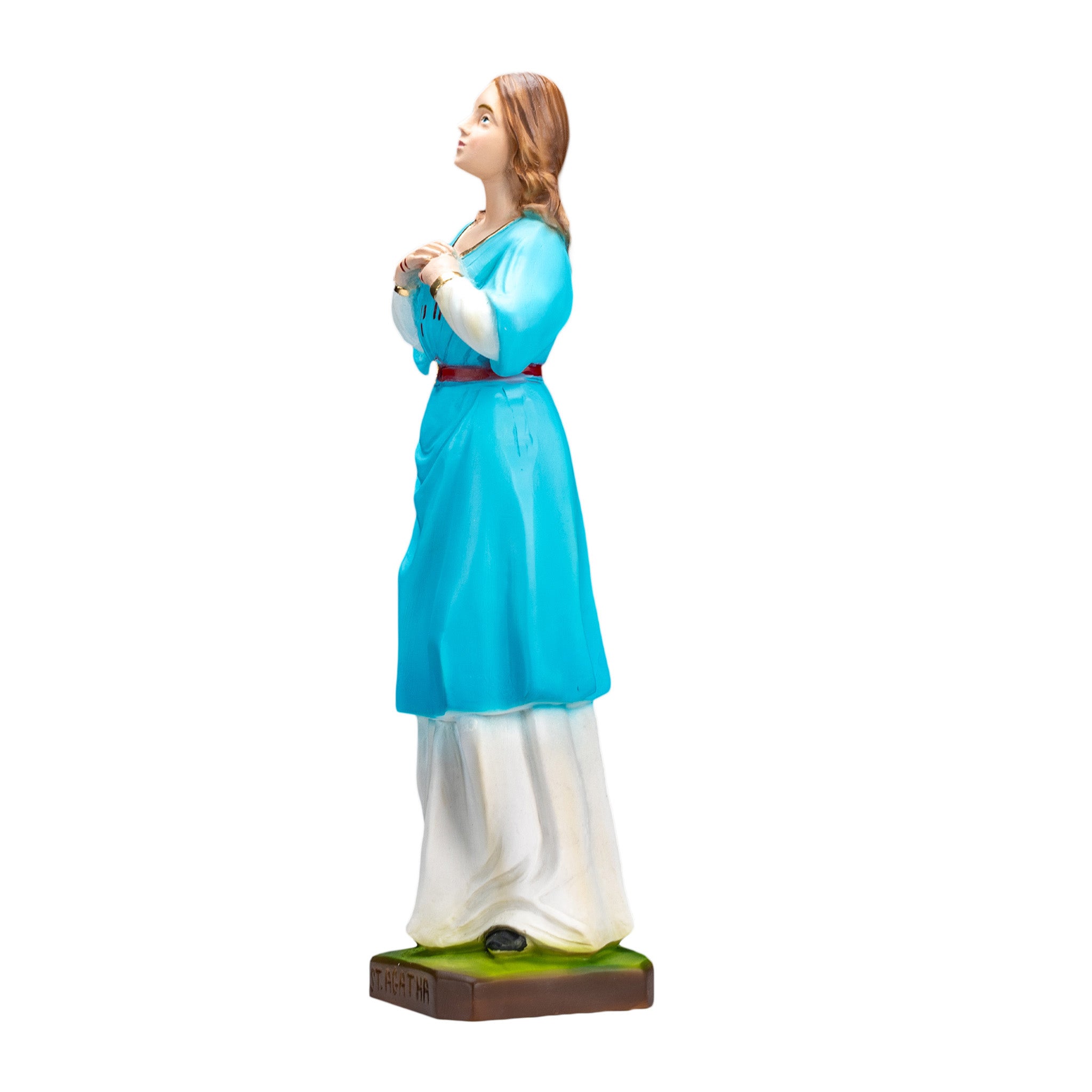 The Faith Gift Shop Saint Agatha statue - Hand Painted in Italy - Our Tuscany Collection - Estatua de Santa Agata