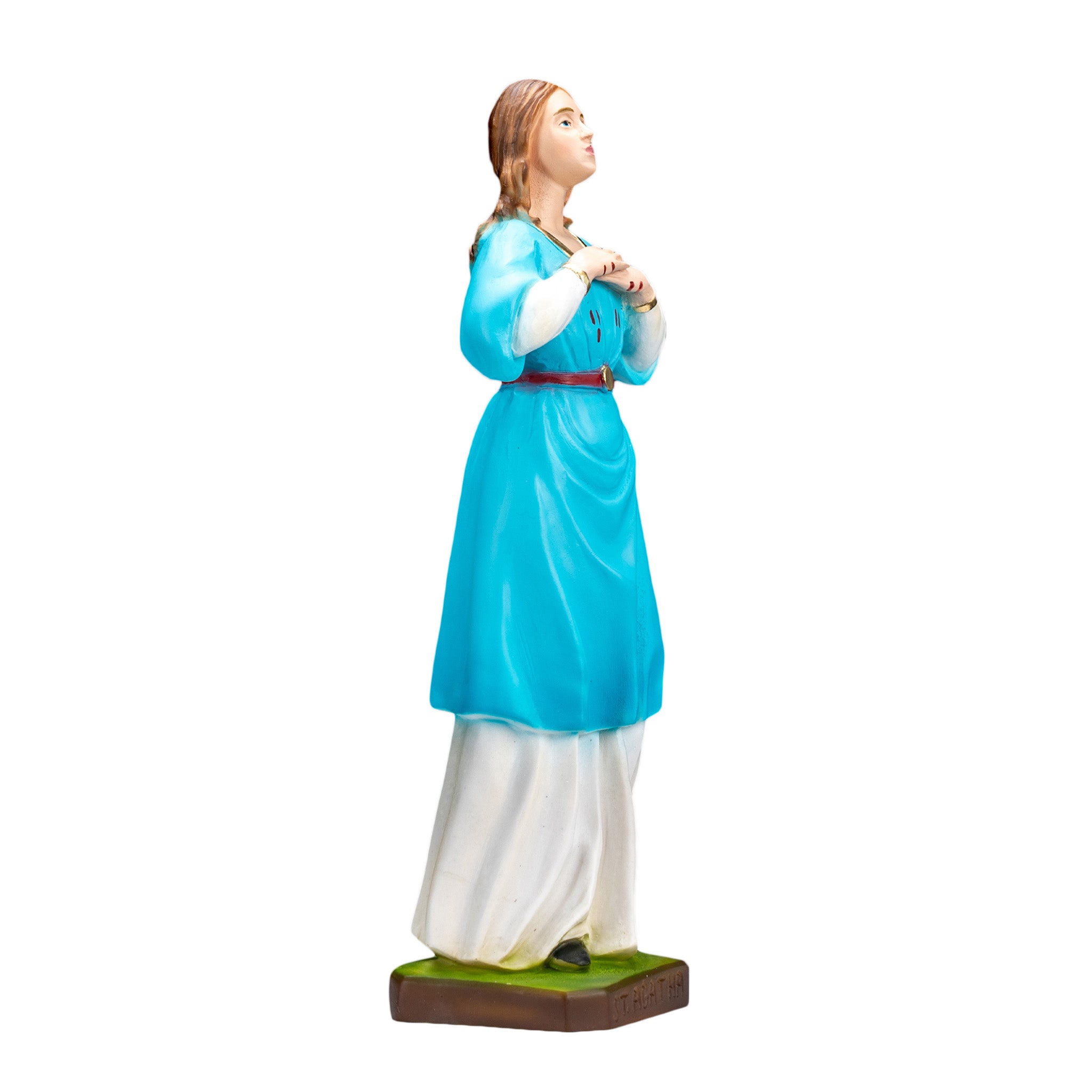 The Faith Gift Shop Saint Agatha statue - Hand Painted in Italy - Our Tuscany Collection - Estatua de Santa Agata