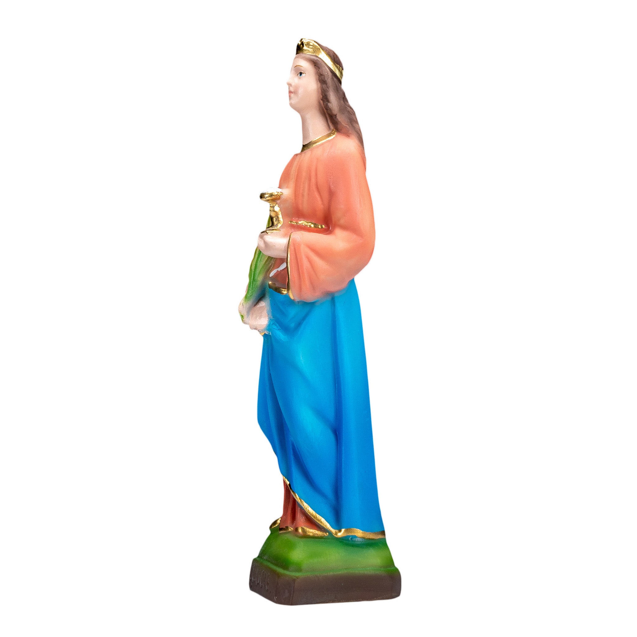 The Faith Gift Shop Saint Lucia statue - Hand Painted in Italy - Our Tuscany Collection - Estatua de Santa Lucia