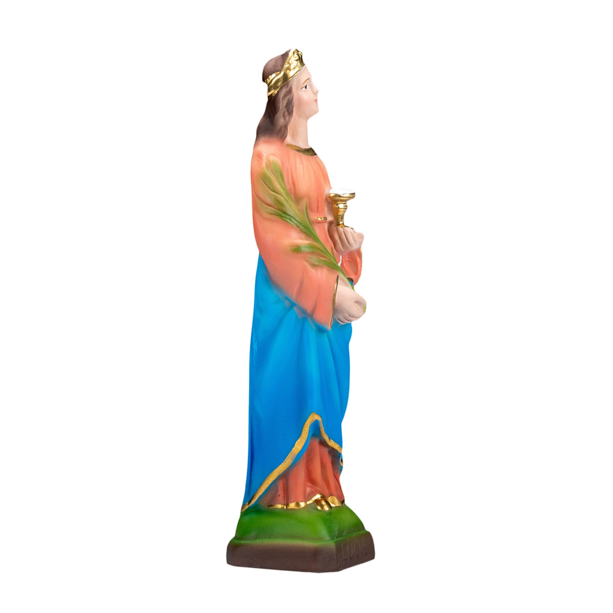 The Faith Gift Shop Saint Lucia statue - Hand Painted in Italy - Our Tuscany Collection - Estatua de Santa Lucia