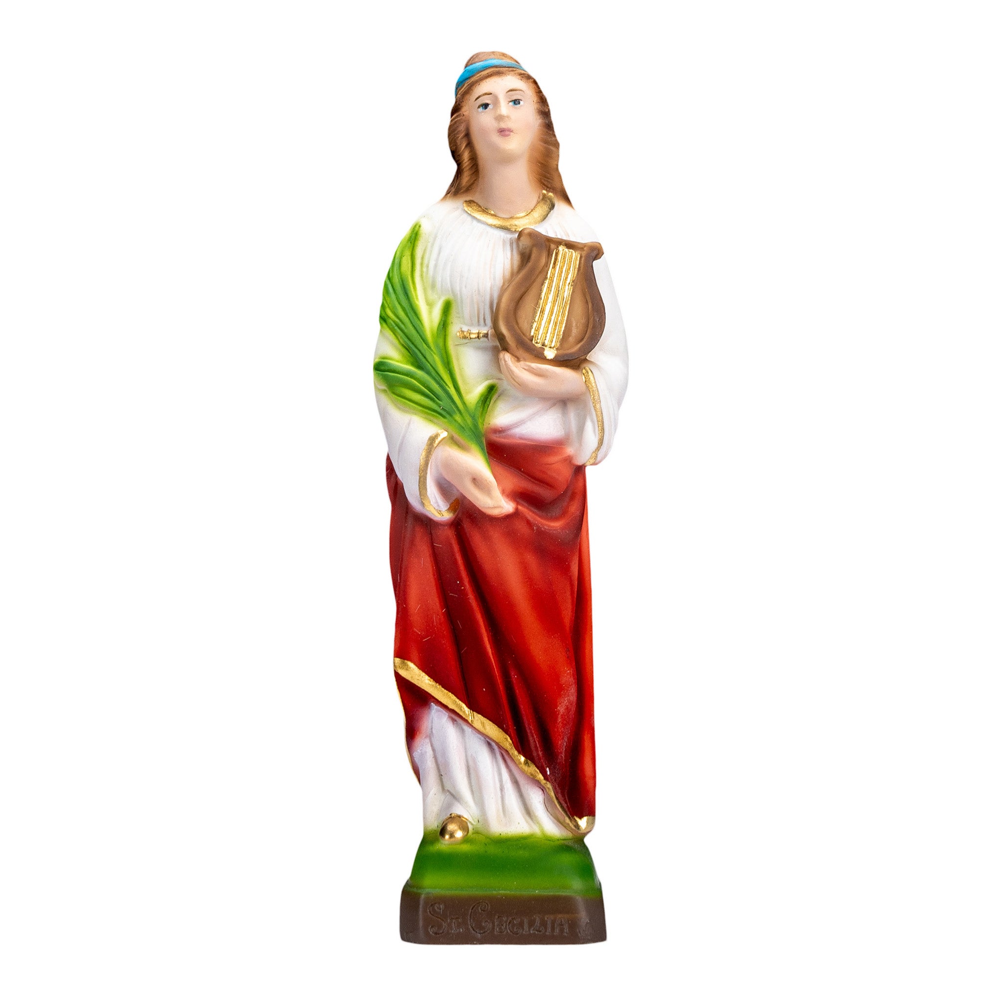 The Faith Gift Saint Cecilia - Hand Painted in Italy - Our Tuscany Collection -Estatua de Santa Cecilia