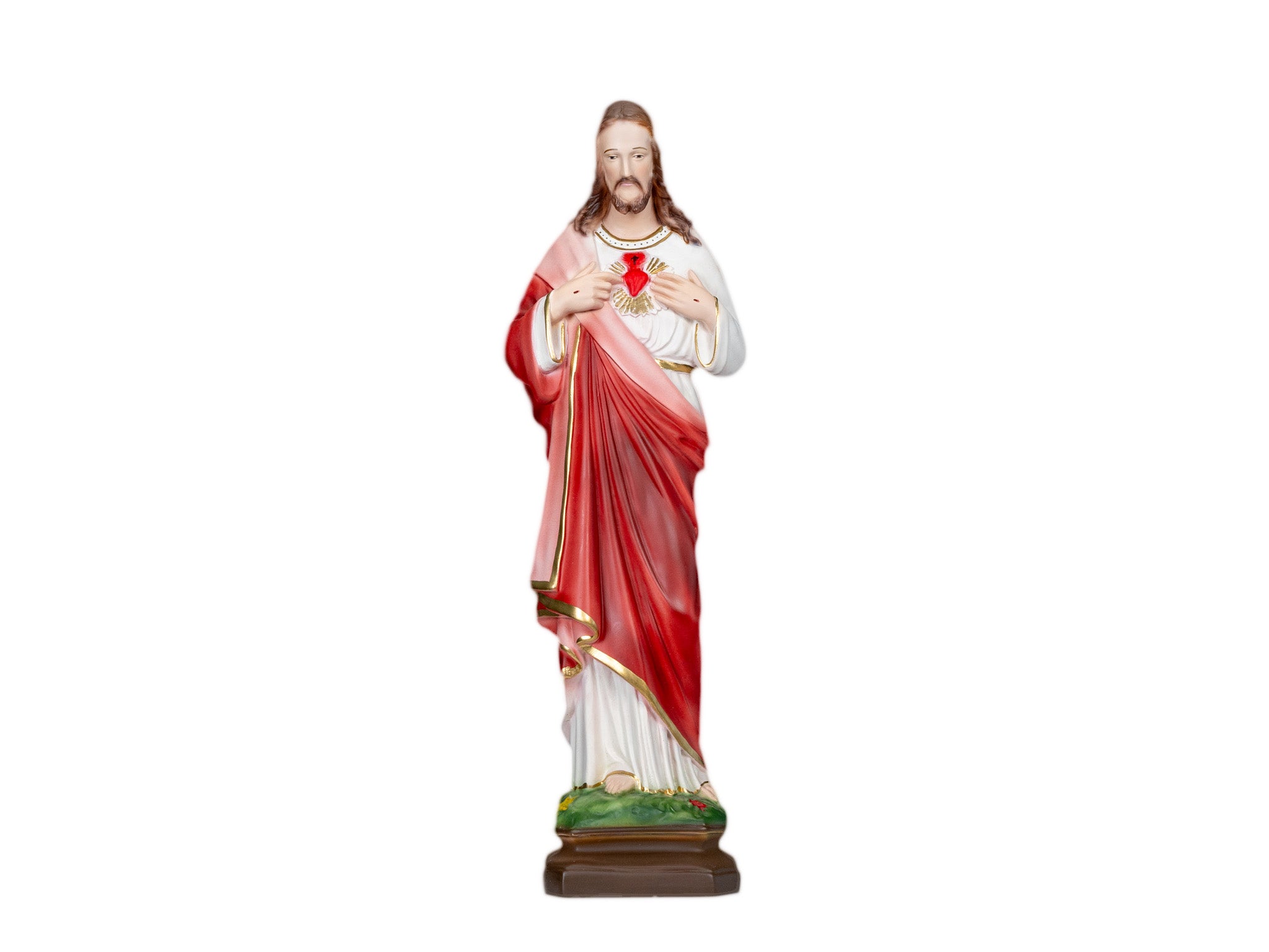 The Faith Gift Shop Sacred Heart of Jesus statue - Hand Painted in Italy - Our Tuscany Collection - / Sagrado Corazon de Jesus