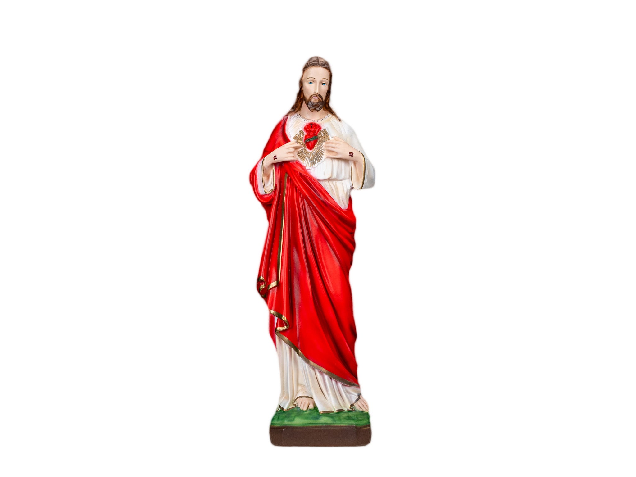 The Faith Gift Shop Sacred Heart of Jesus statue - Hand Painted in Italy - Our Tuscany Collection - / Sagrado Corazon de Jesus