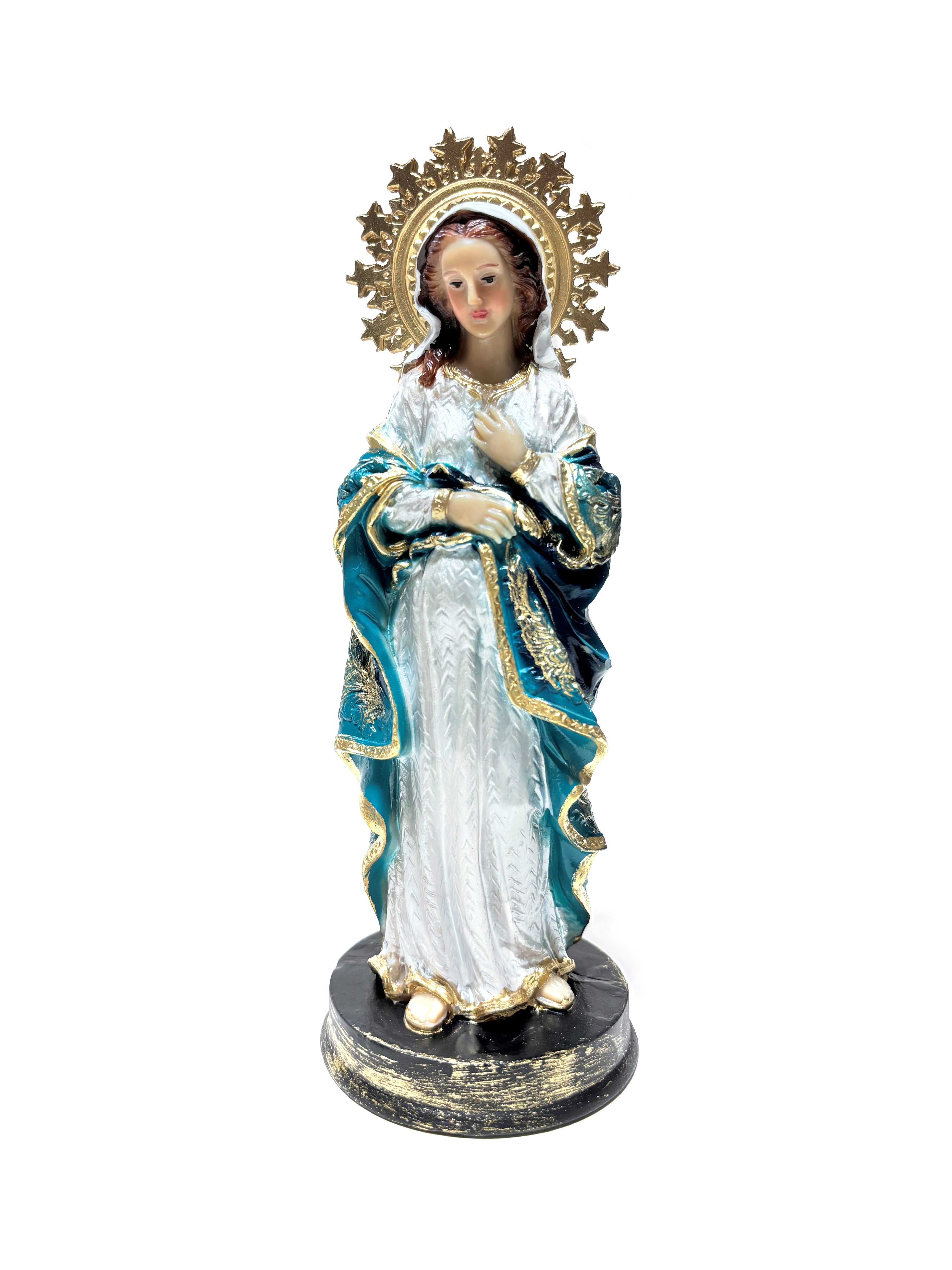 Religious statue of Our Lady of The Sweet Wait 8.5" height