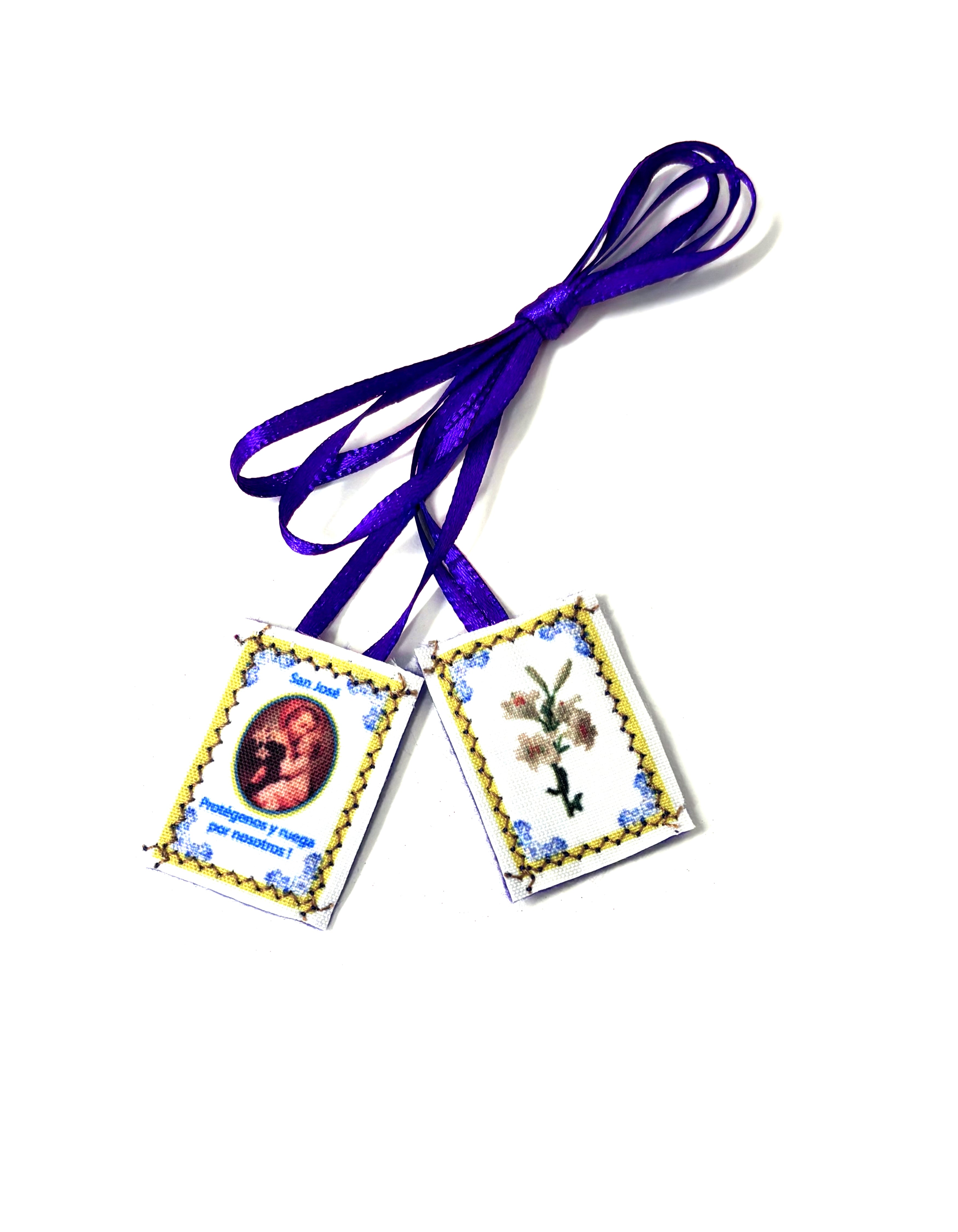 Saint Joseph Purple Scapular