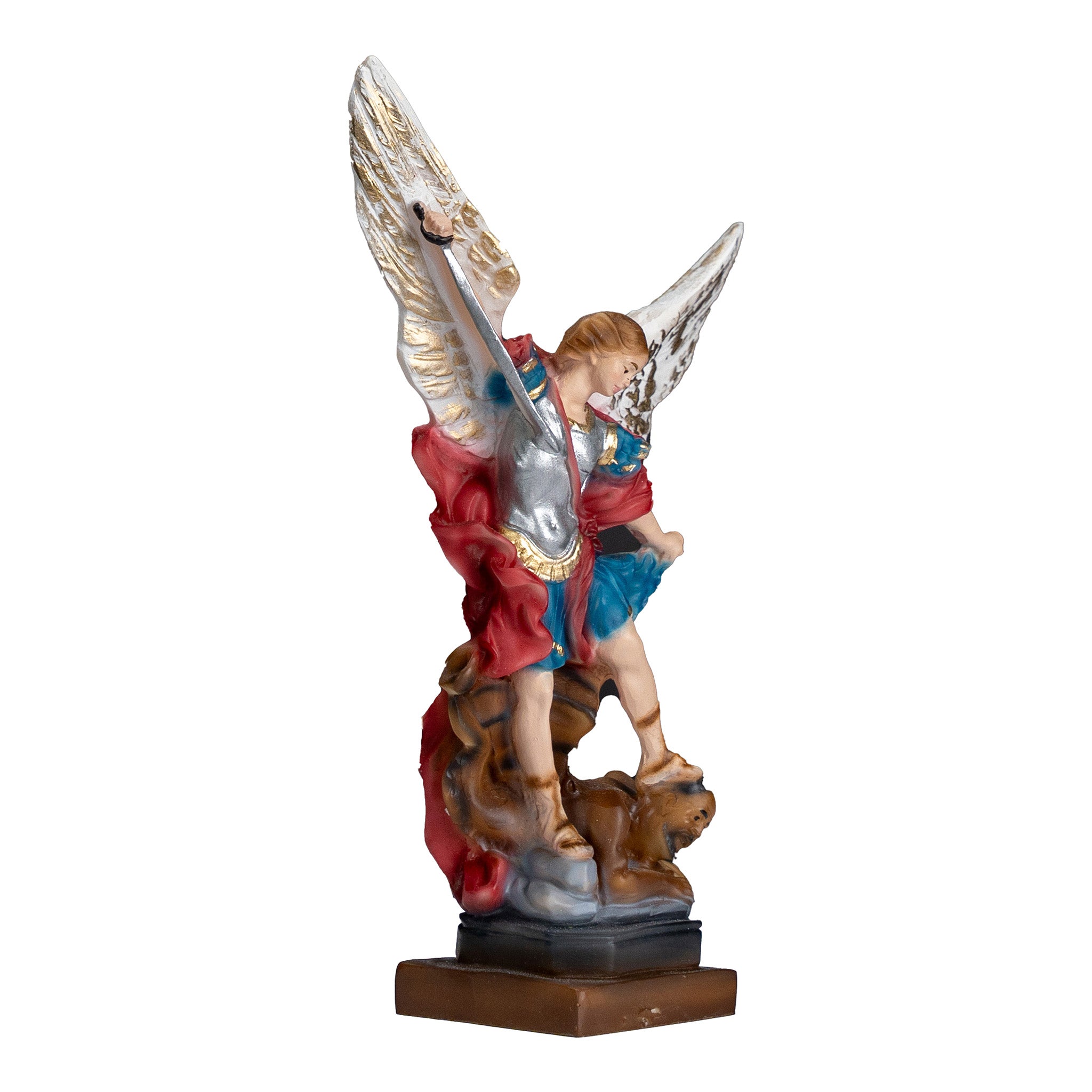 The Faith Gift Shop Saint Michael The Archangel statue - Hand Painted in Italy - Our Tuscany Collection - Estatua de San Miguel Arcangel