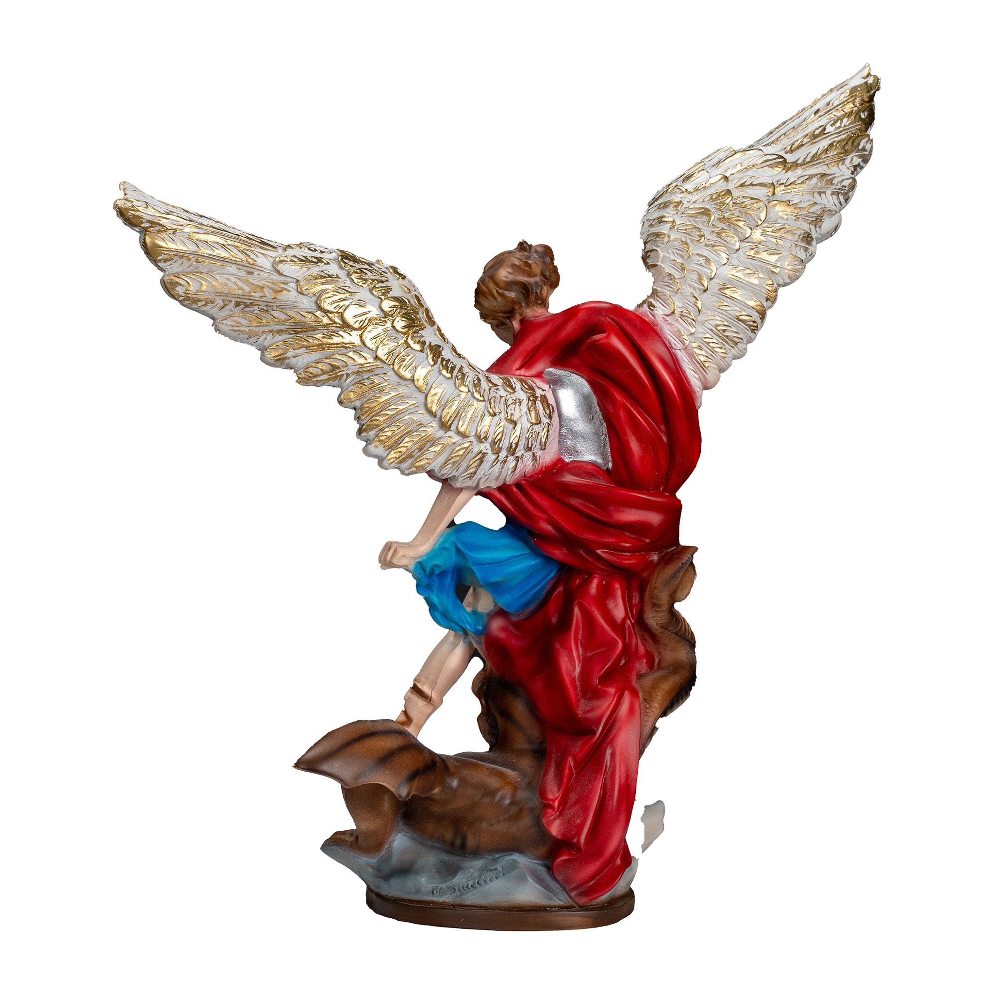 The Faith Gift Shop Saint Michael The Archangel statue - Hand Painted in Italy - Our Tuscany Collection - Estatua de San Miguel Arcangel