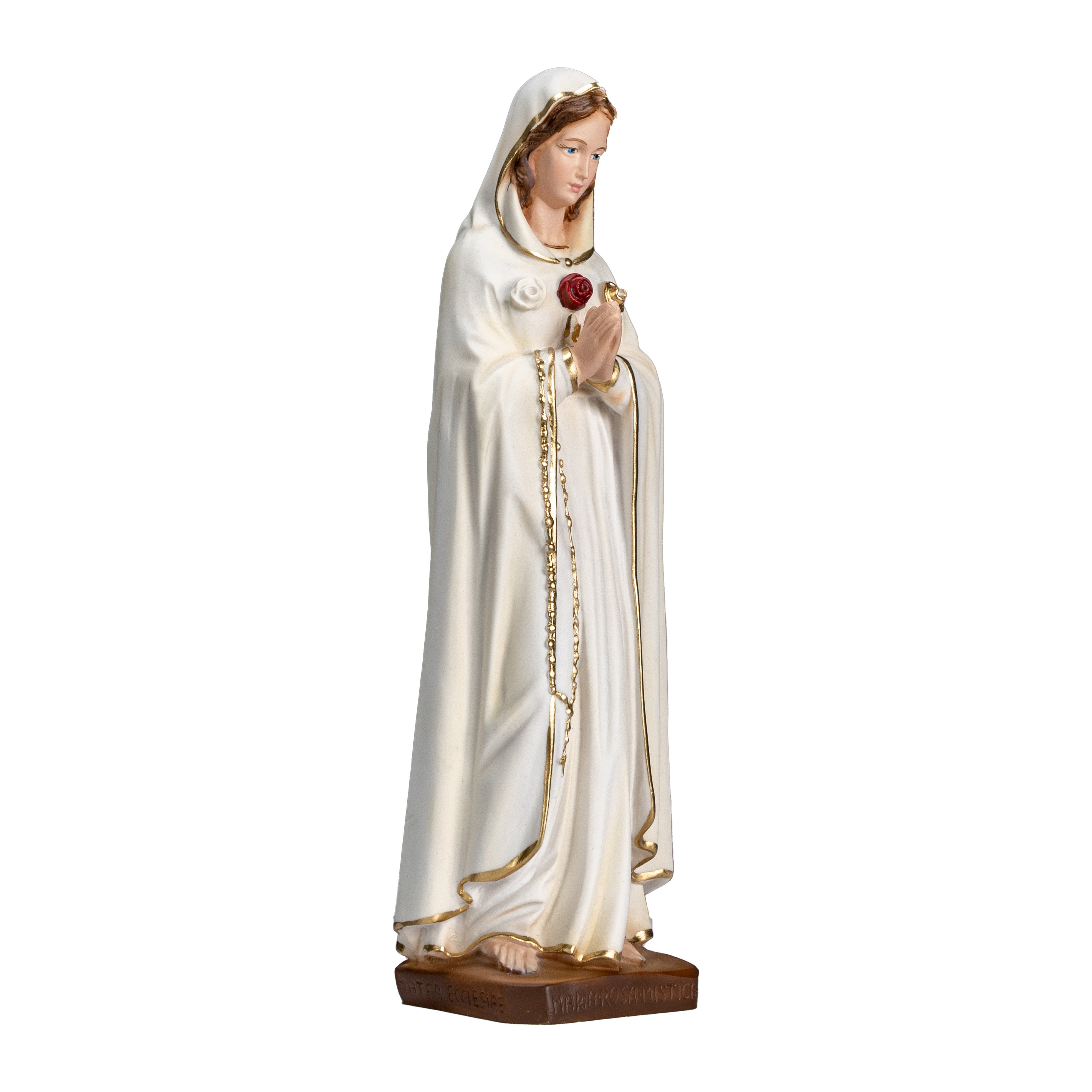 The Faith Gift Shop Mystic Rose Virgin Mary Hand Painted in Italy - Our Tuscany Collection - Virgen Maria Rosa Mistica