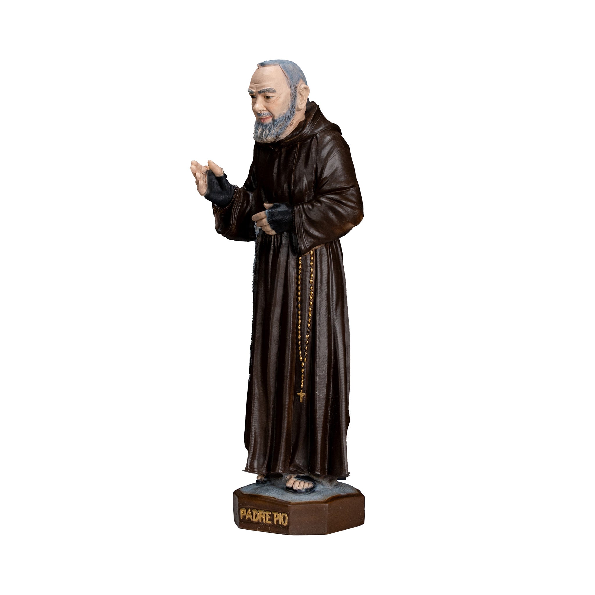 The Faith Gift Shop Saint Father Pio statue - Hand Painted in Italy - Our Tuscany Collection / San Padre Pio