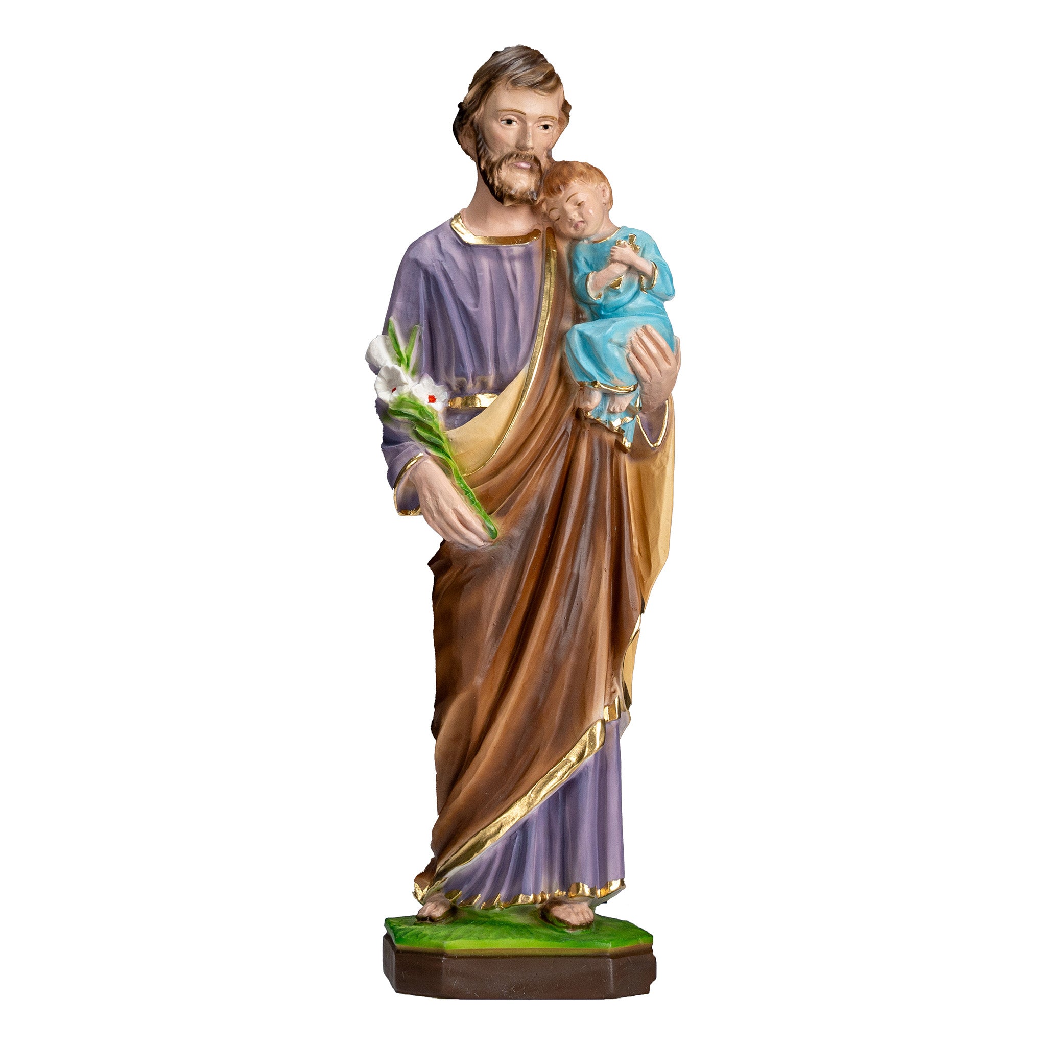 The Faith Gift Shop Saint Joseph Statue - Hand Painted in Italy - Our Tuscany Collection - San Jose