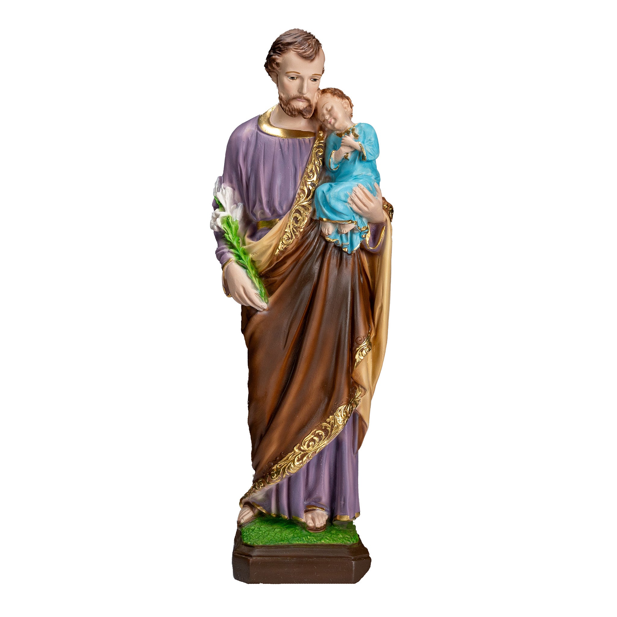 The Faith Gift Shop Saint Joseph Statue - Hand Painted in Italy - Our Tuscany Collection - San Jose
