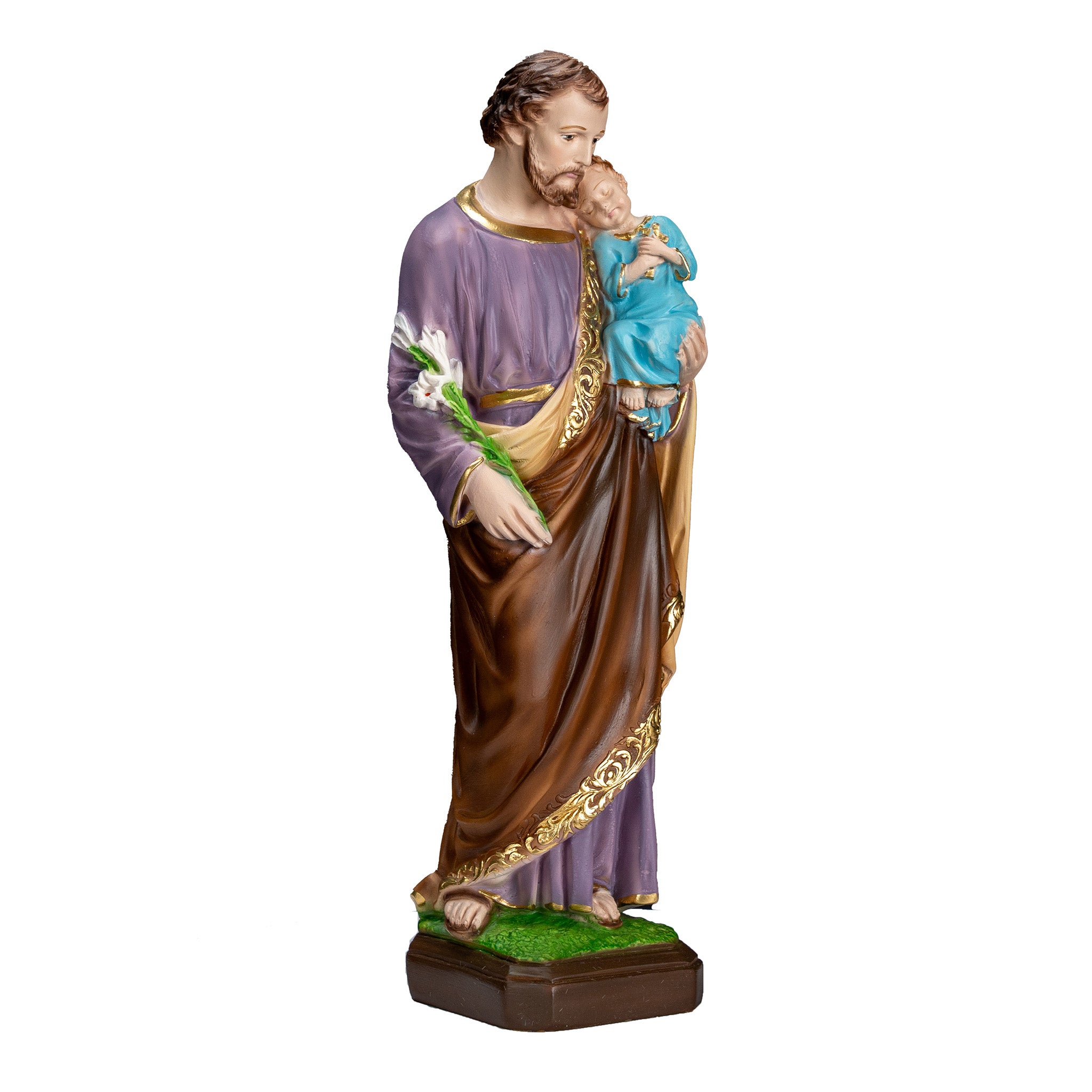The Faith Gift Shop Saint Joseph Statue - Hand Painted in Italy - Our Tuscany Collection - San Jose