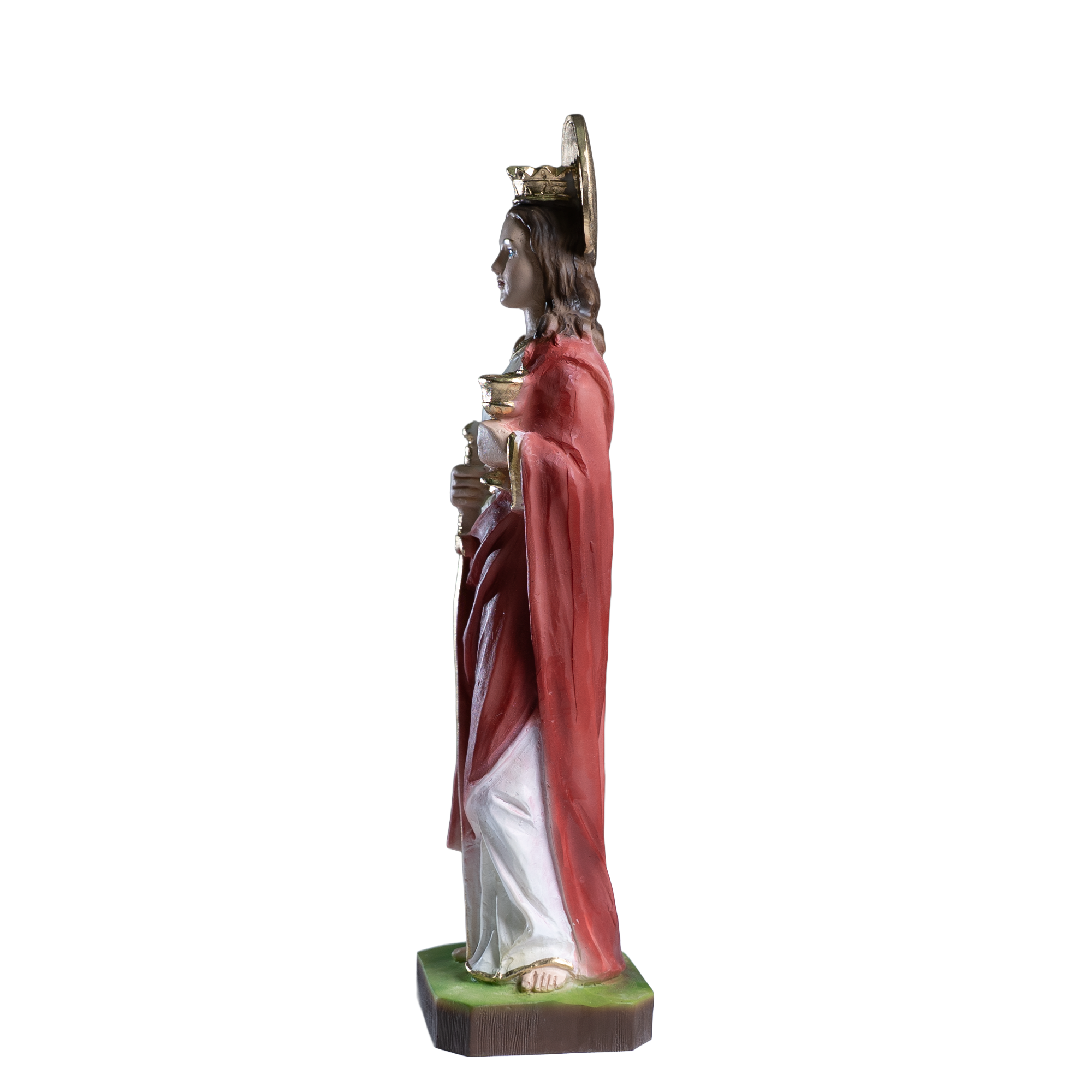 The Faith Gift Shop Santa Barbara statue - Hand Painted in Italy - Our Tuscany Collection
