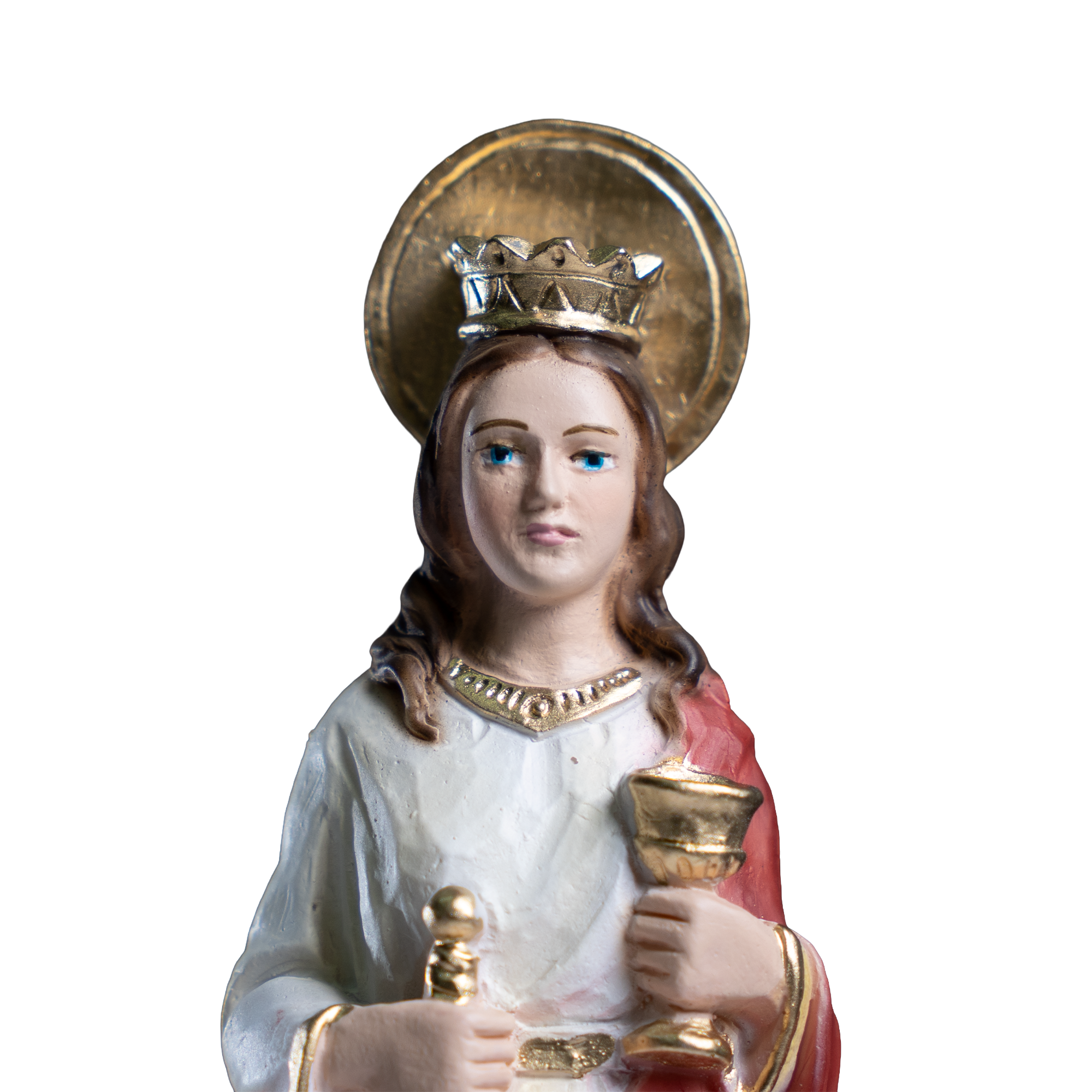 The Faith Gift Shop Santa Barbara statue - Hand Painted in Italy - Our Tuscany Collection
