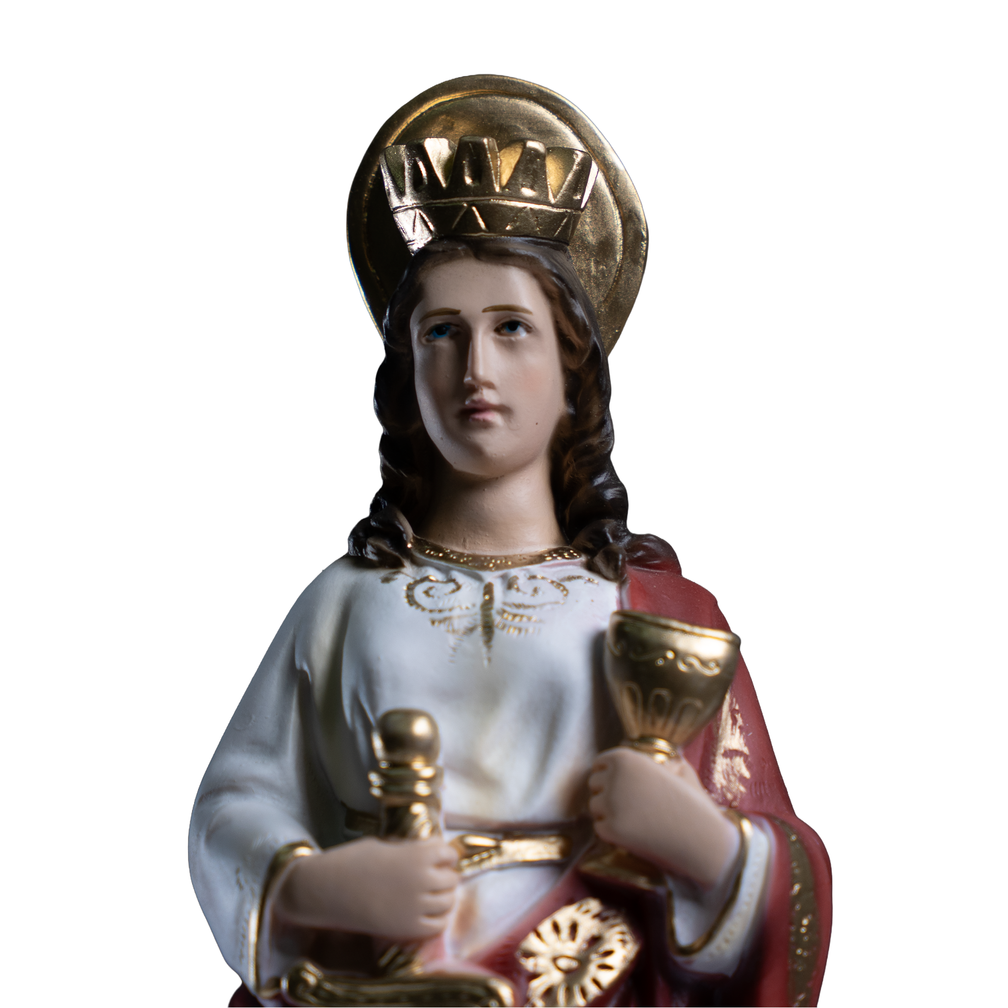 The Faith Gift Shop Santa Barbara statue - Hand Painted in Italy - Our Tuscany Collection
