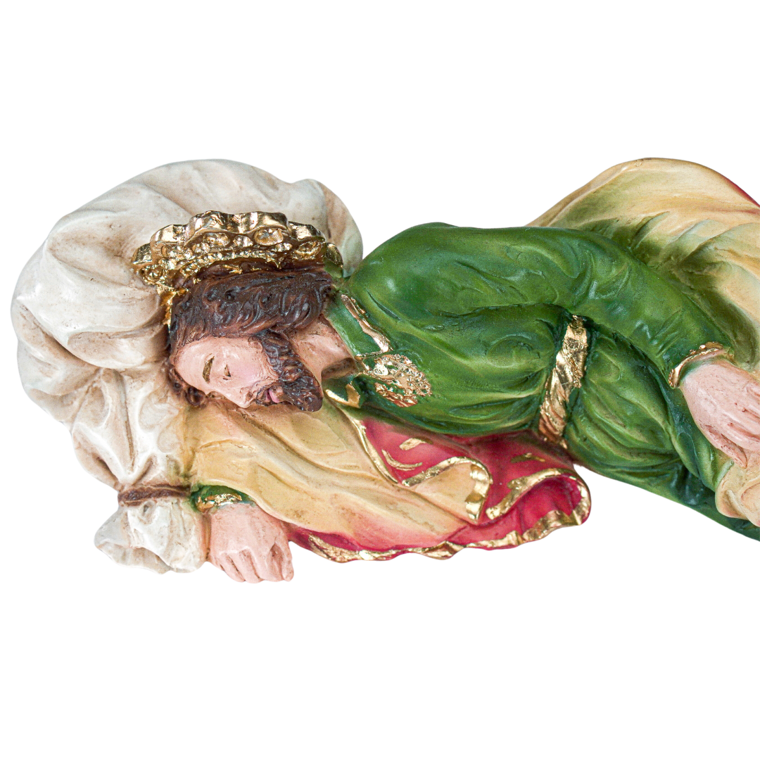 The Faith Gift Shop Sleeping Saint Joseph - Hand Painted in Italy - Our Tuscany Collection -San Jose Dormido