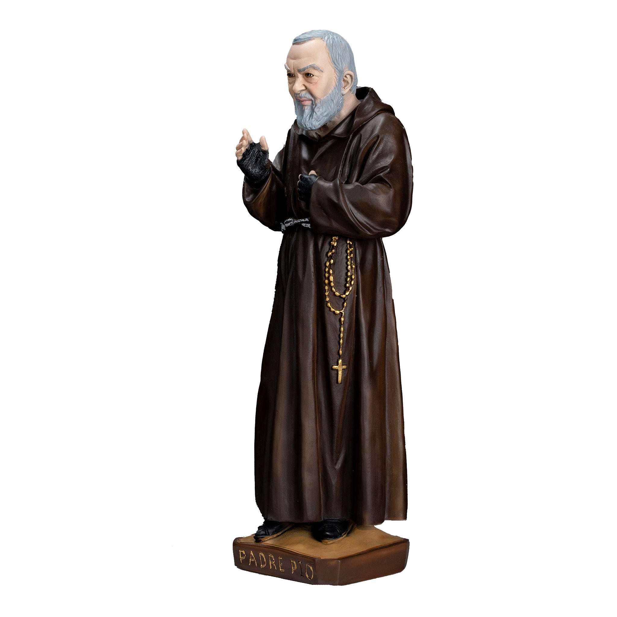 The Faith Gift Shop Saint Father Pio statue - Hand Painted in Italy - Our Tuscany Collection / San Padre Pio