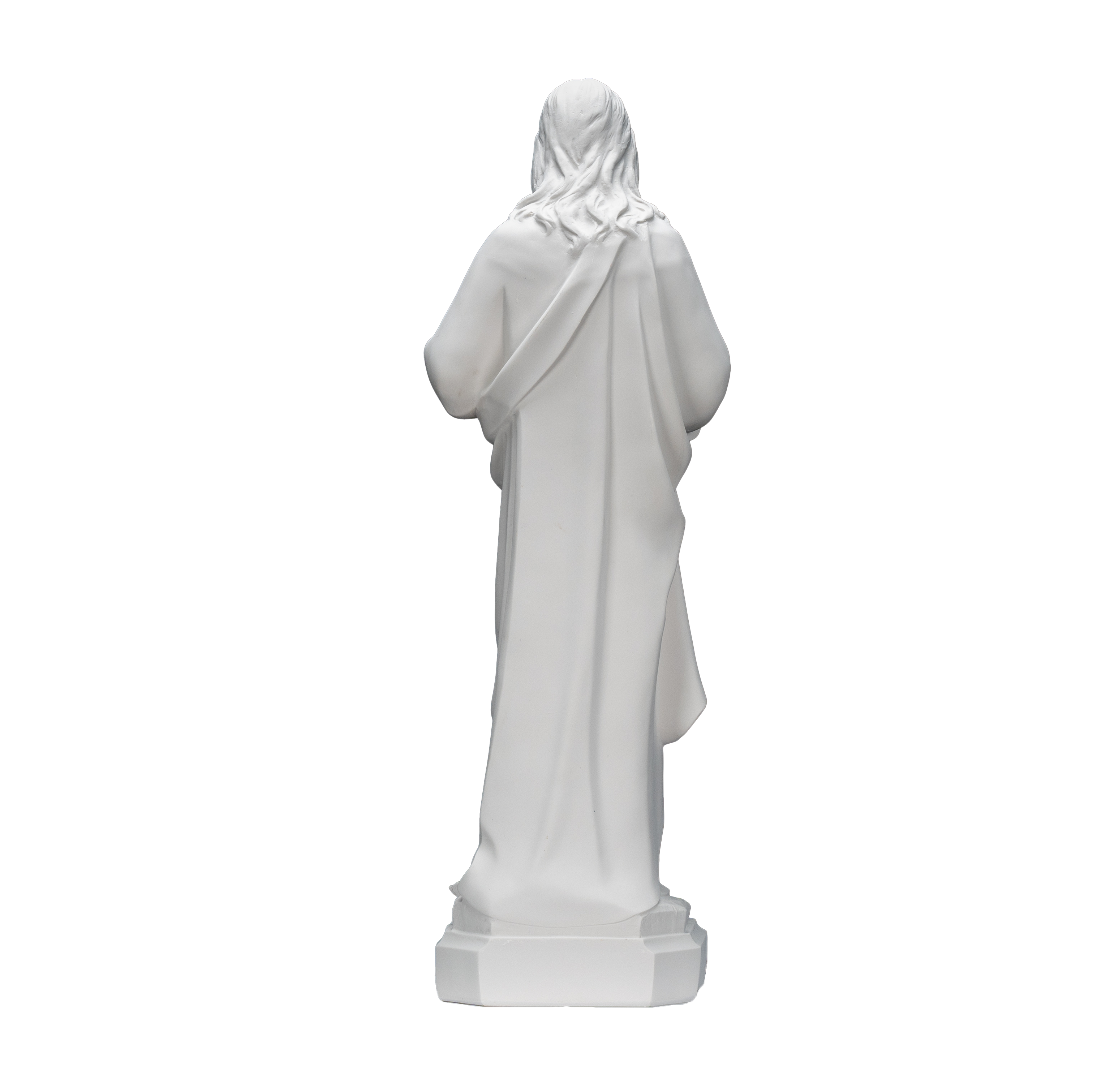 White Statues of The Sacred Heart of Jesus / Imagenes Blancas Sagrado Corazon de Jesus
