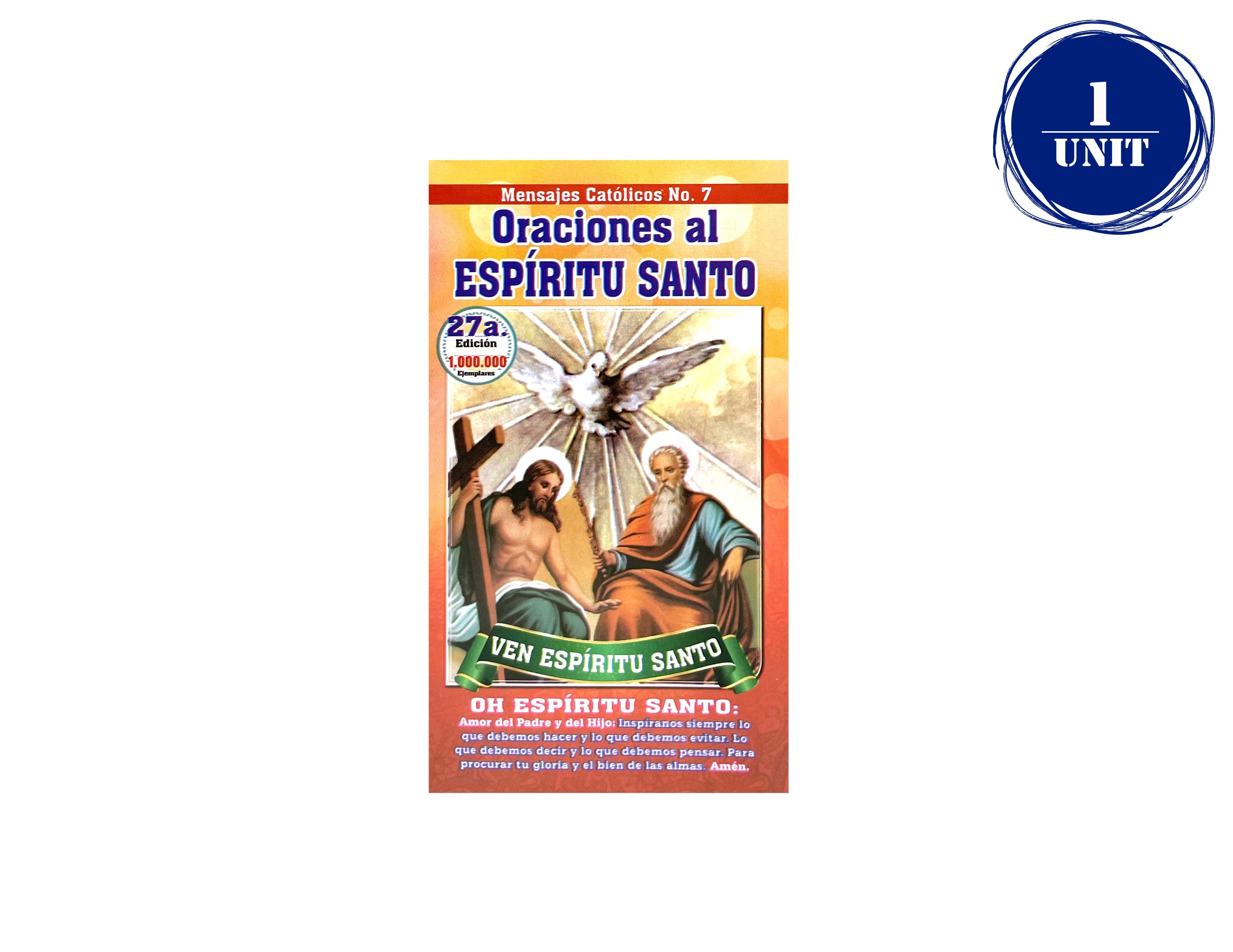 Plegable Oraciones al Espíritu Santo