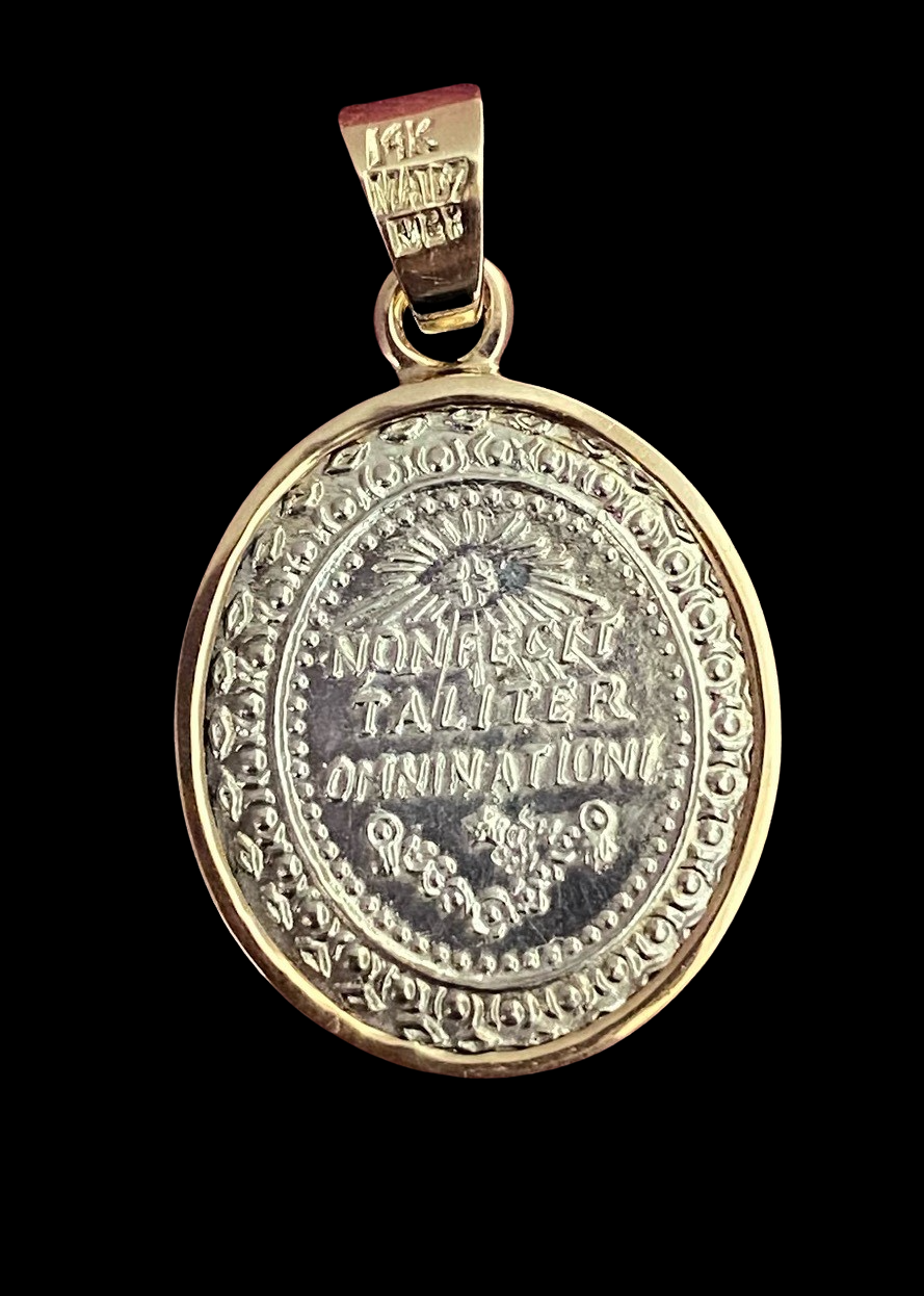 14kt Gold Virgen de Guadalupe Midium Medal