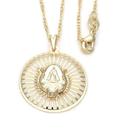 Virgin Mary medal with 18” chain
