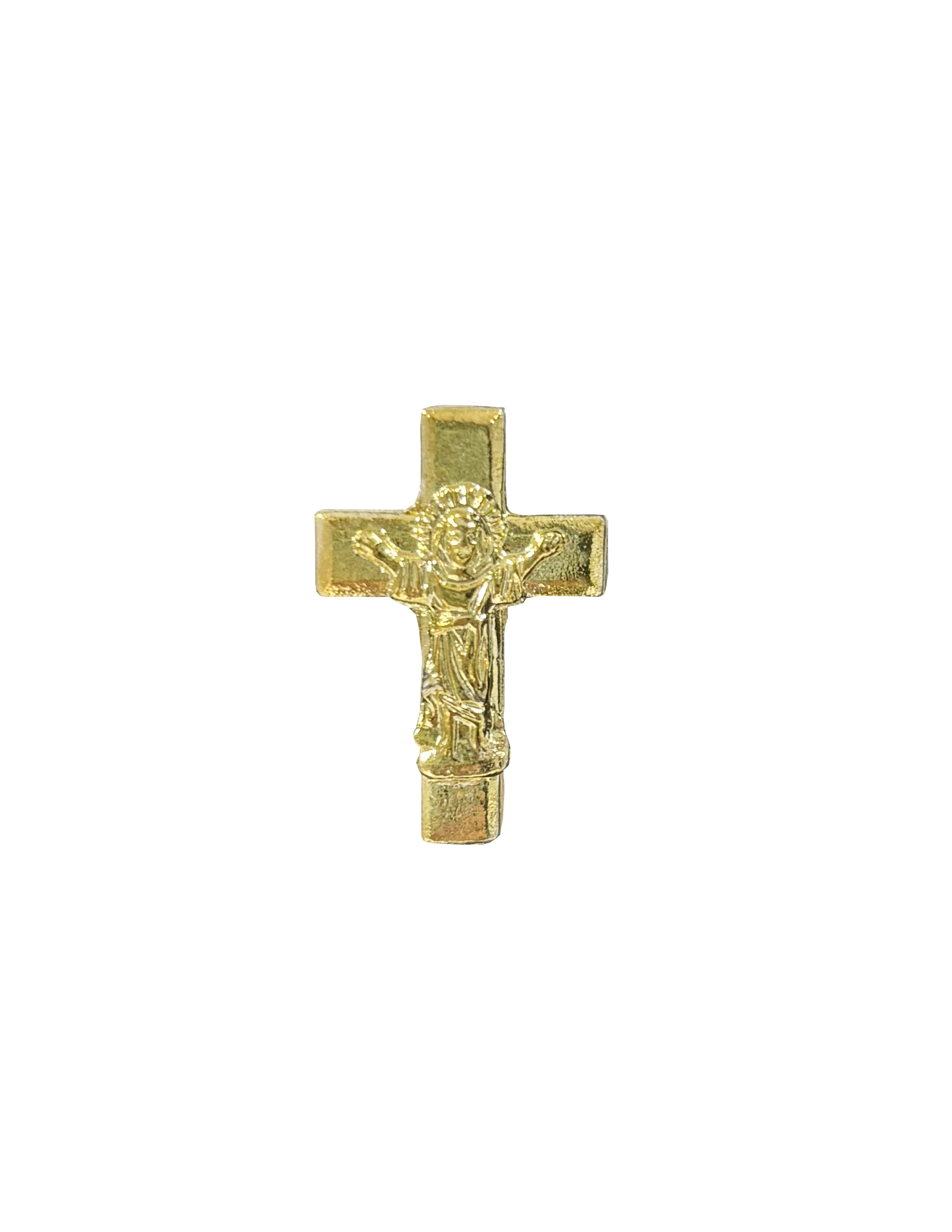 Gold accent catholics lapel pins