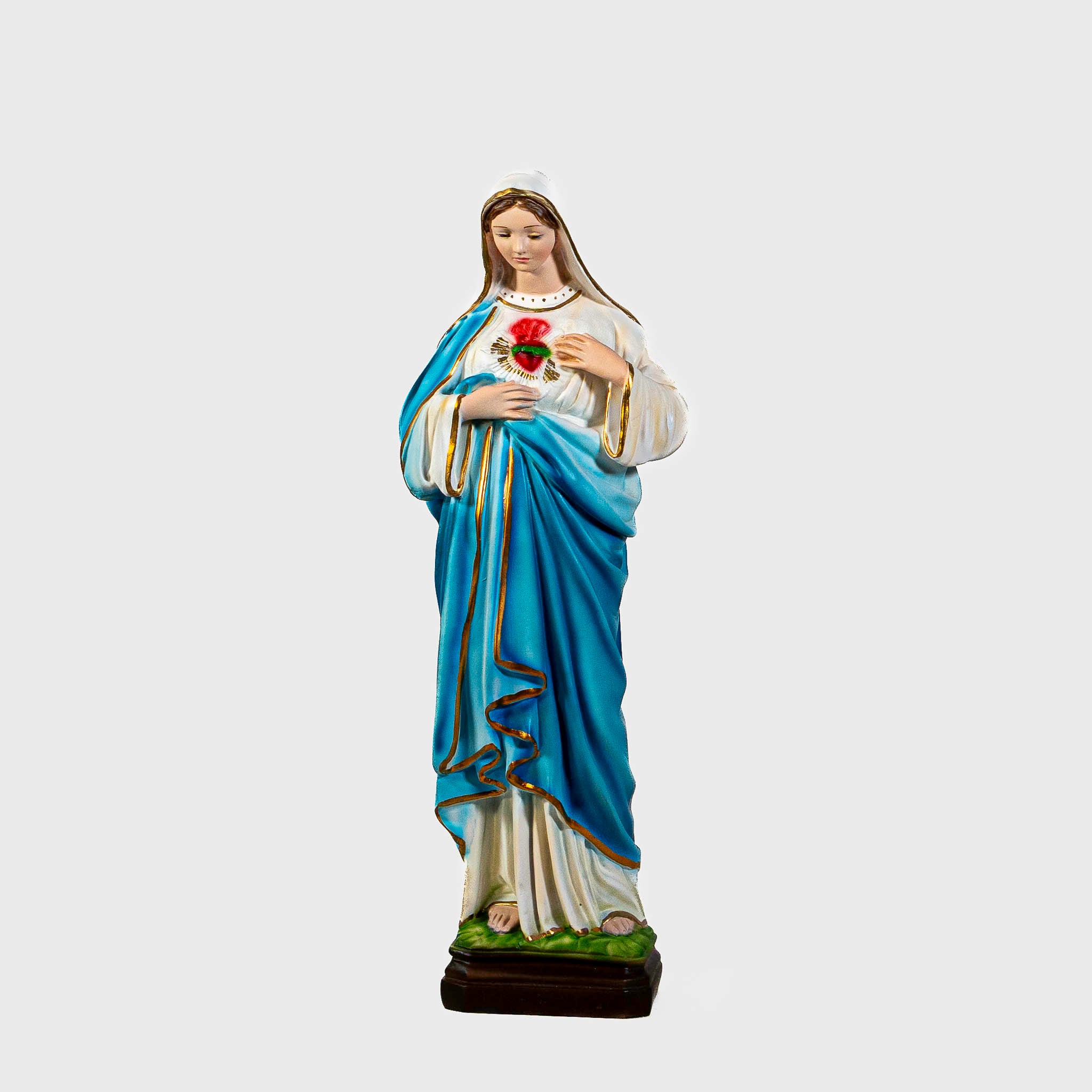 The Faith Gift Shop Immaculate of the Virgin Mary- Hand Painted in Italy - Our Tuscany Collection - Inmaculado Corazon de Maria