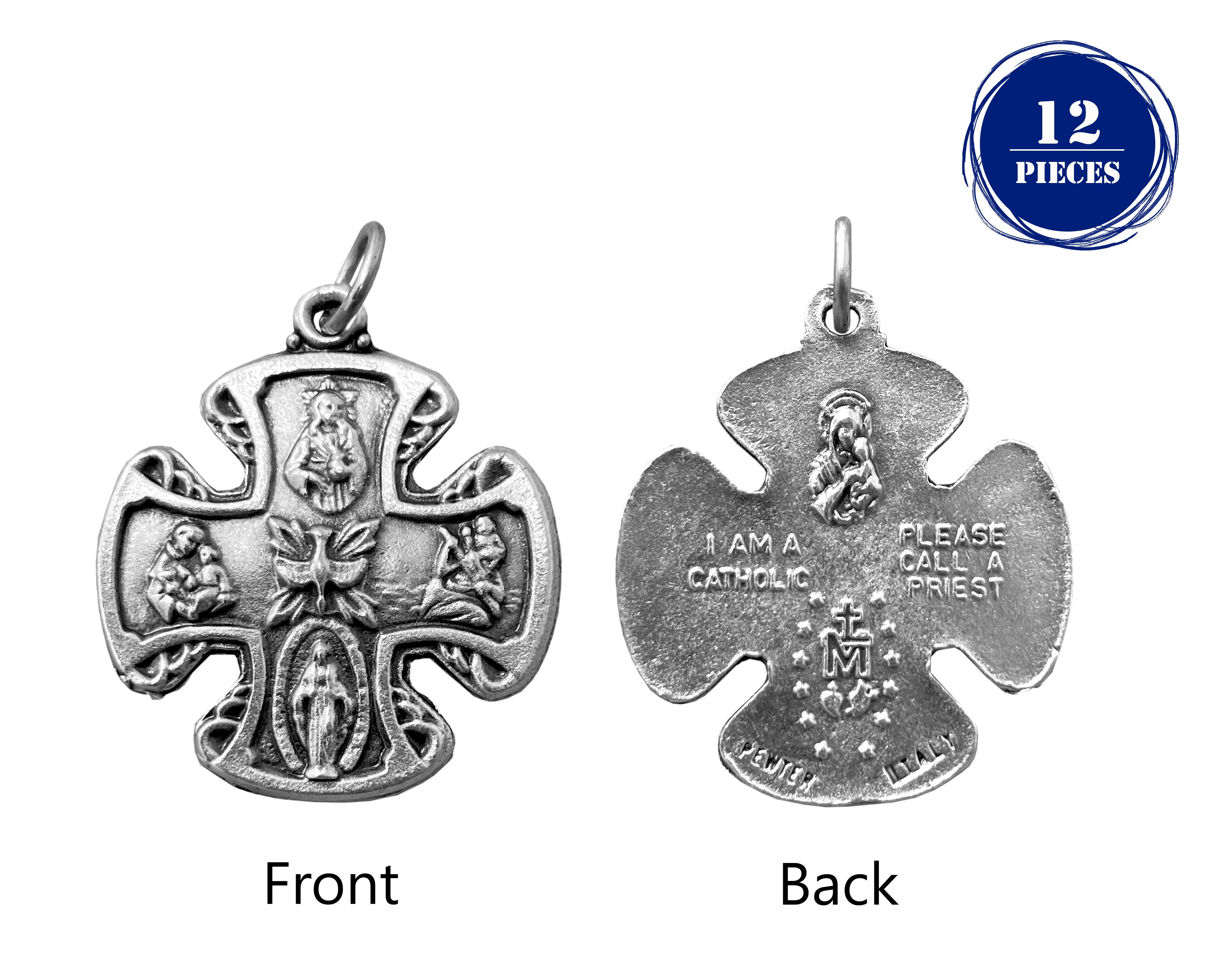 Four - Way Cross Medal 1.0"