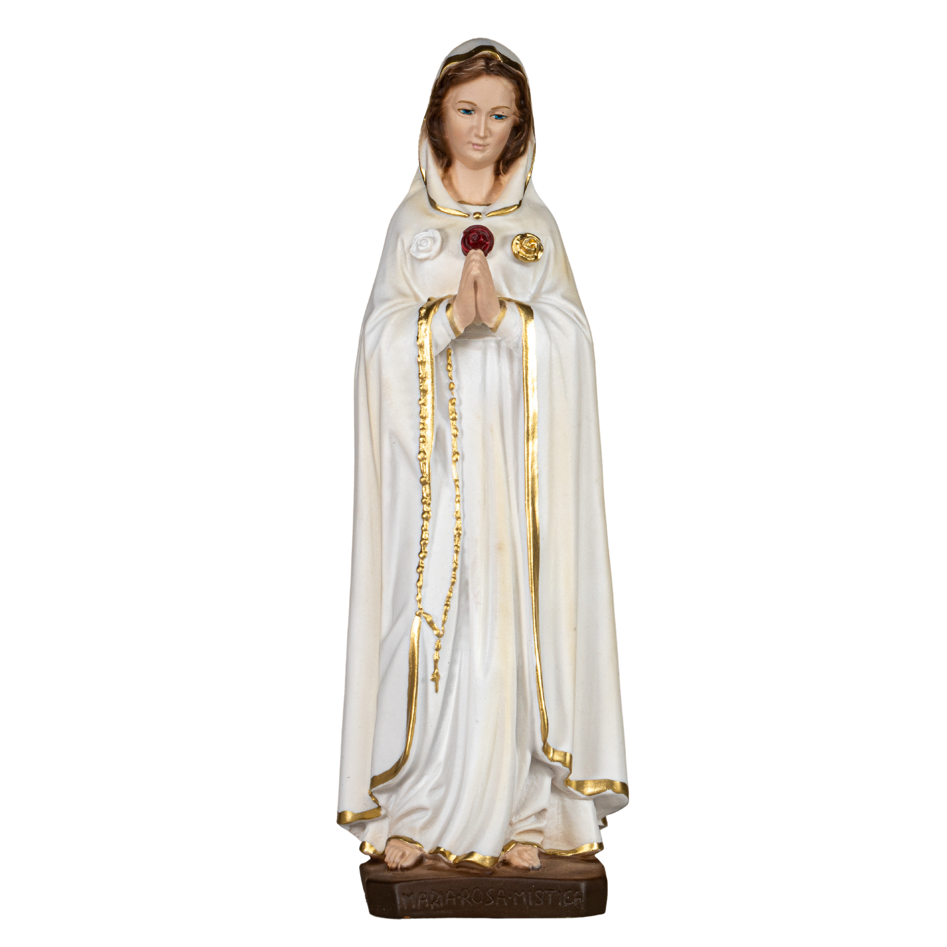 The Faith Gift Shop Mystic Rose Virgin Mary Hand Painted in Italy - Our Tuscany Collection - Virgen Maria Rosa Mistica