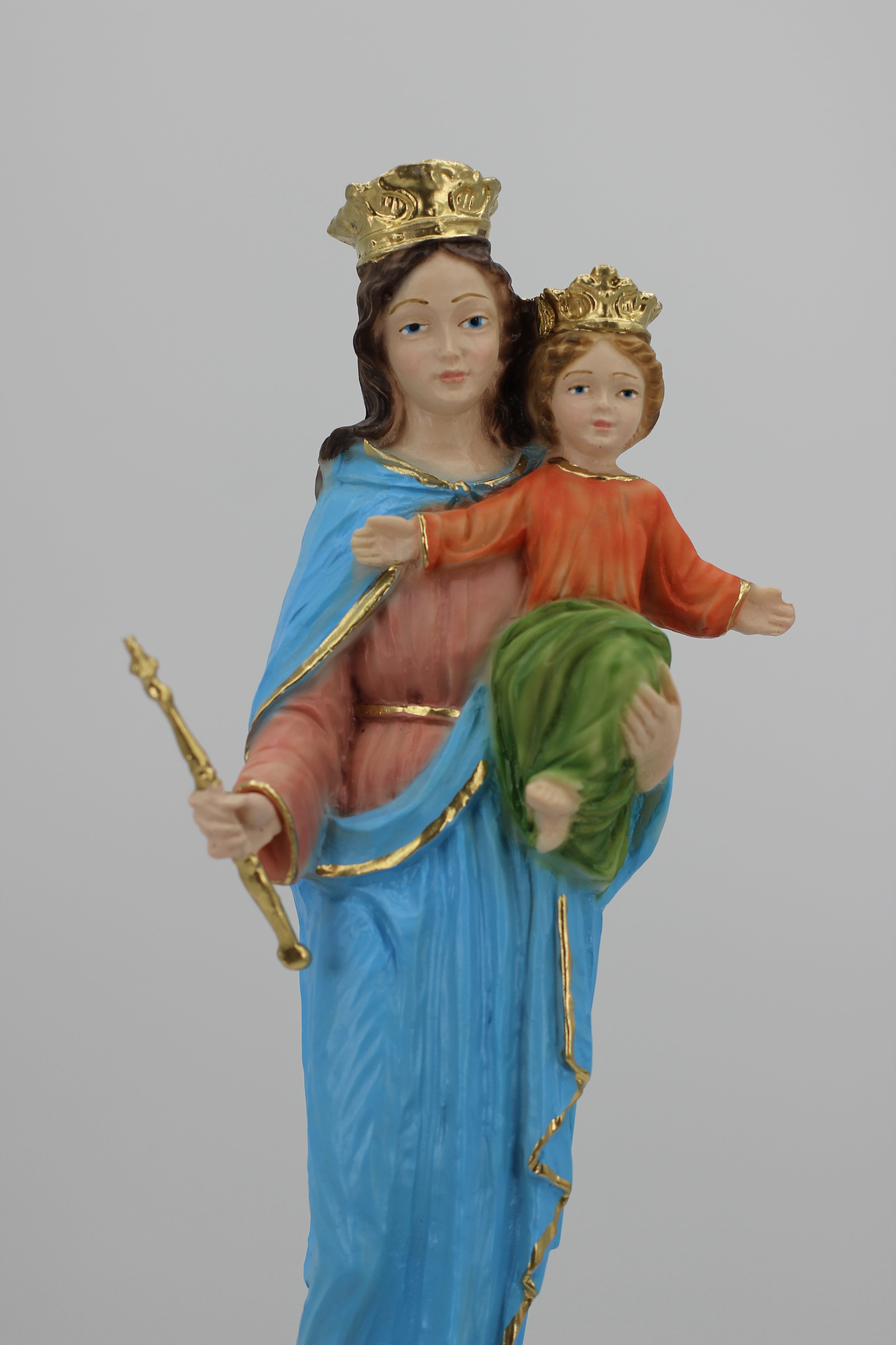 The Faith Gift Shop Mary Help of Christians- Hand Painted in Italy - Our Tuscany Collection -  Maria Auxiliadora