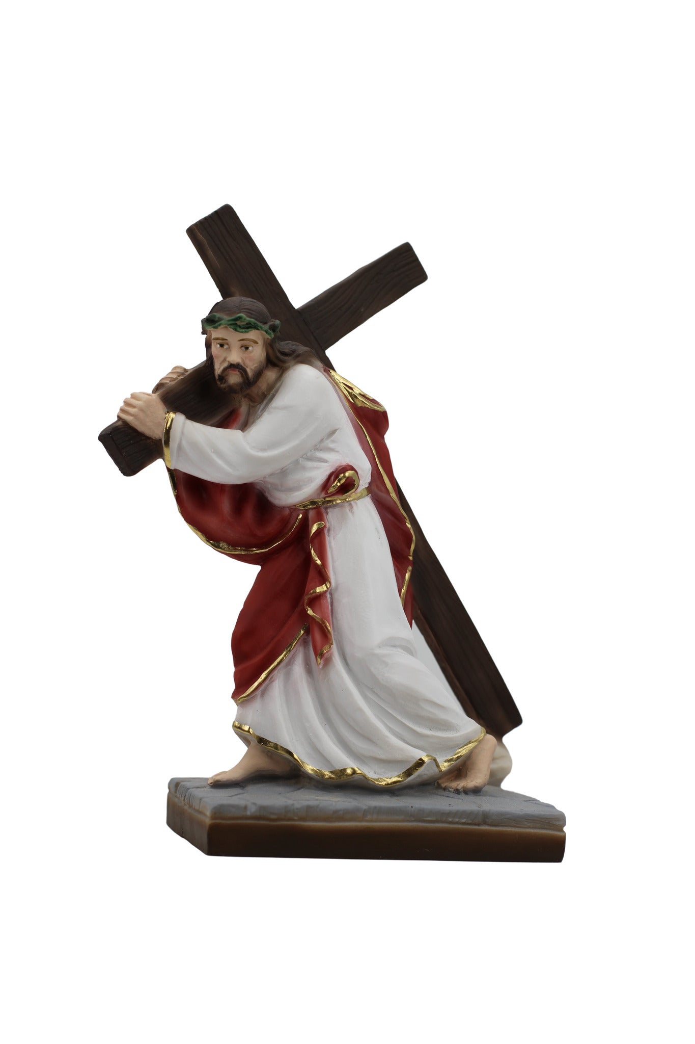 Jesus with the Cross by the Faith Gift Shop / Cristo con la Cruz