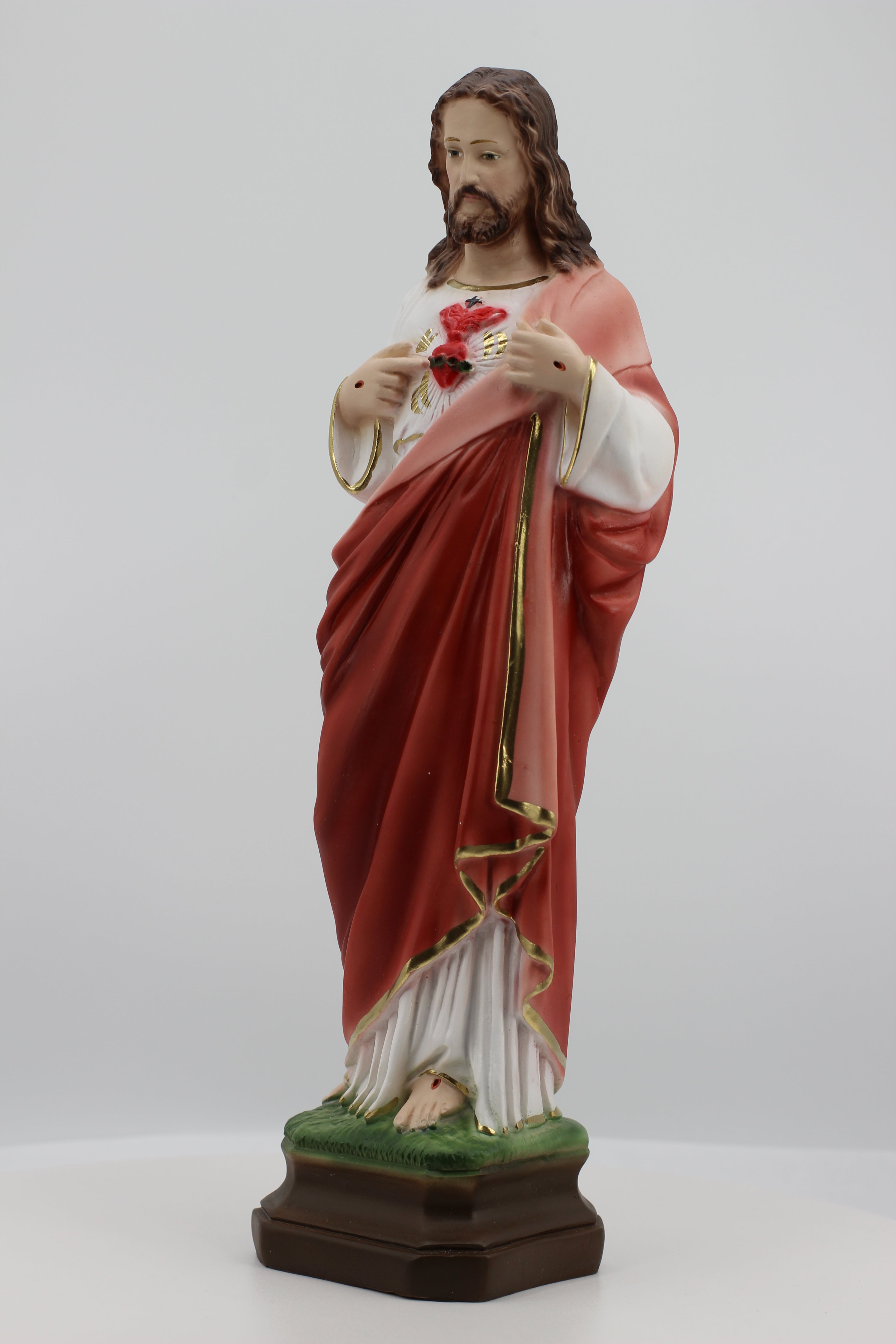 The Faith Gift Shop  Sacred Heart of Jesus statue - Hand Painted in Italy - Our Tuscany Collection - / Sagrado Corazon de Jesus
