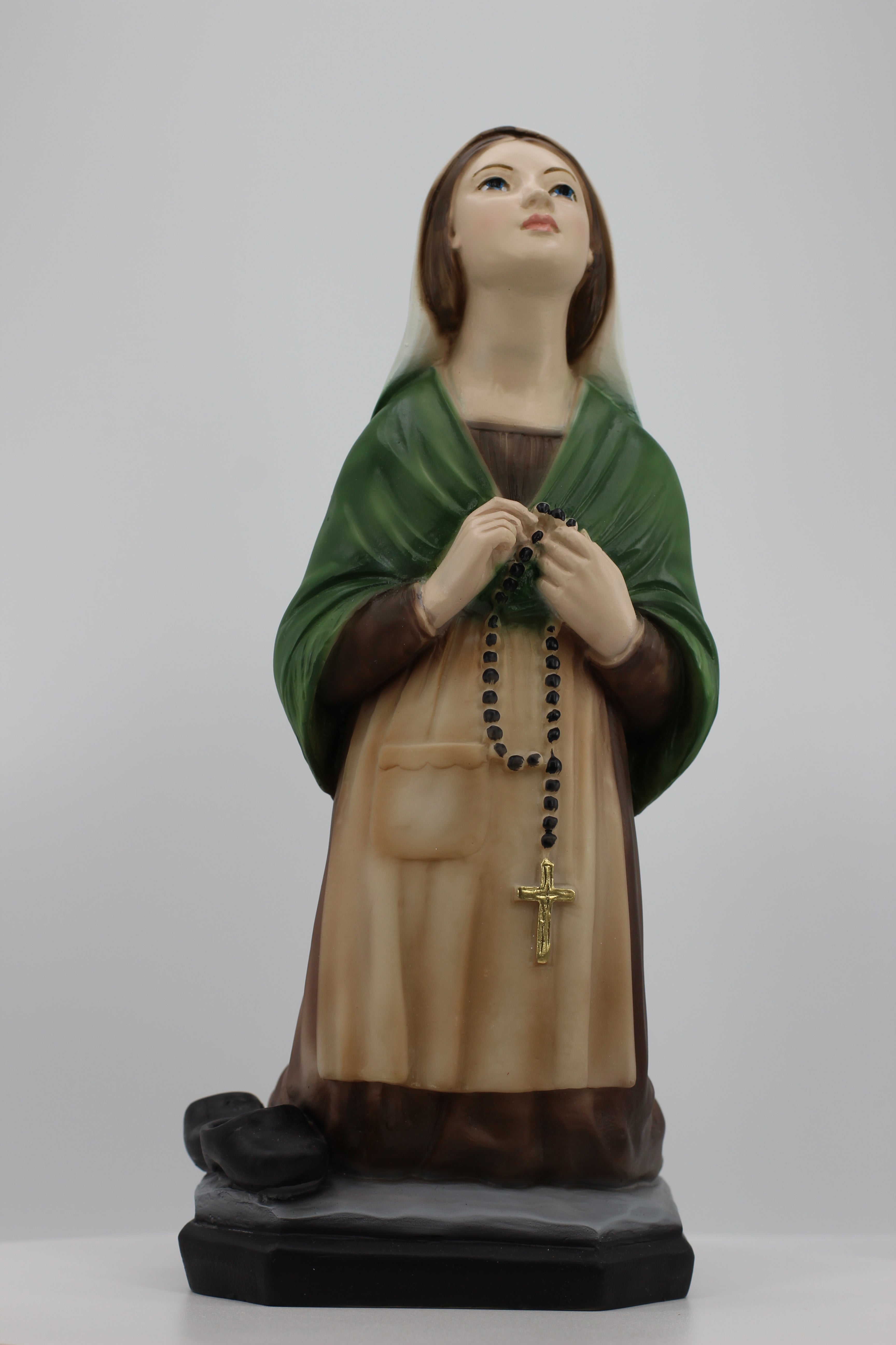 The Faith Gift Shop Saint Bernadette of Lourdes statue - Hand Painted in Italy - Our Tuscany Collection -Estatua de Santa Bernardita